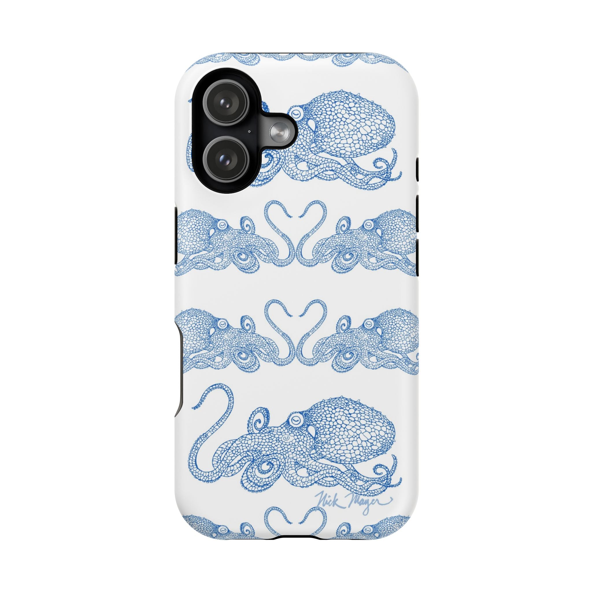 Blue Octopus 1 MagSafe iPhone Case