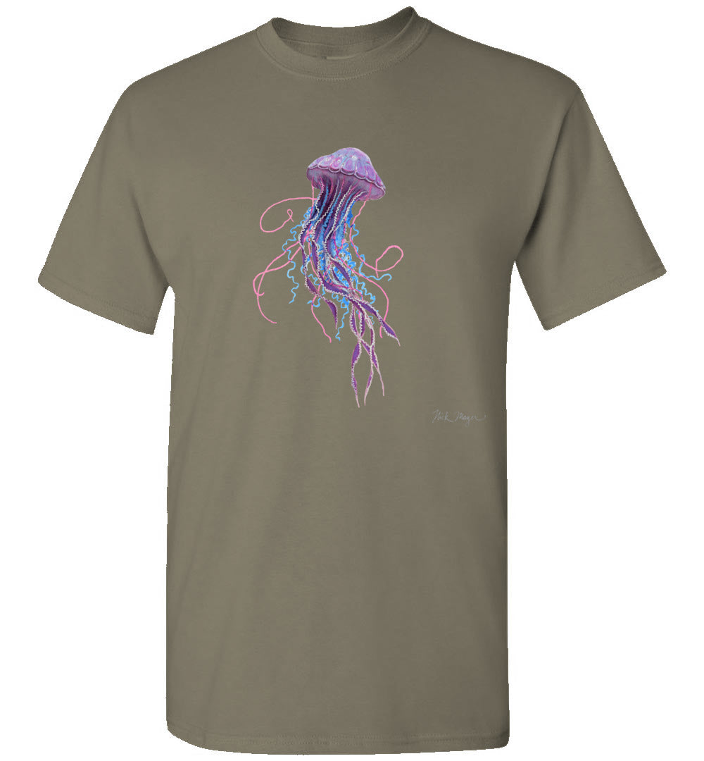 Purple Jellyfish Premium Comfort Colors Tee
