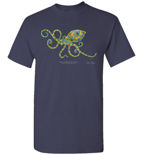 Blue Ringed Octopus Premium Comfort Colors Tee