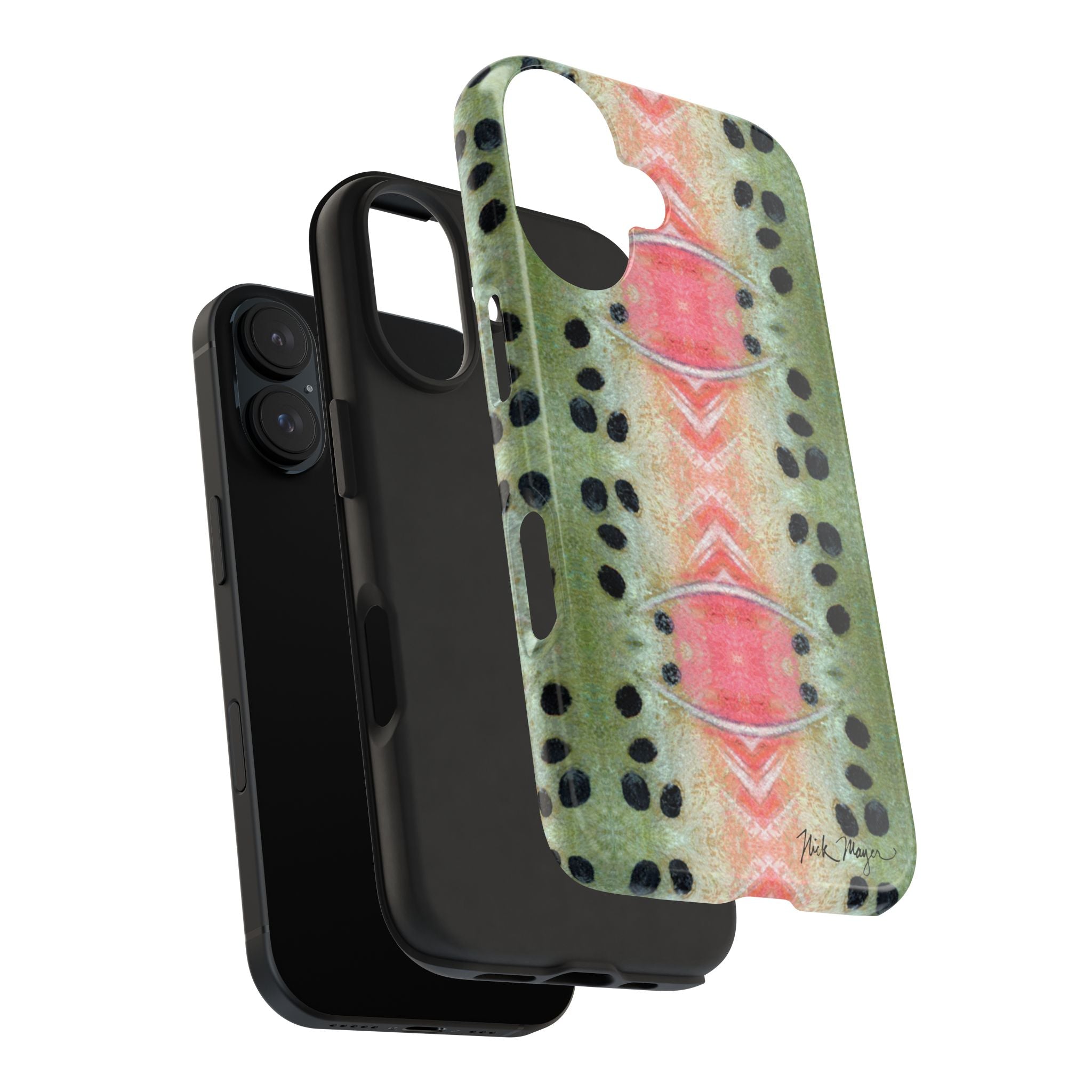 Rainbow Trout Pattern Phone Case (iPhone)