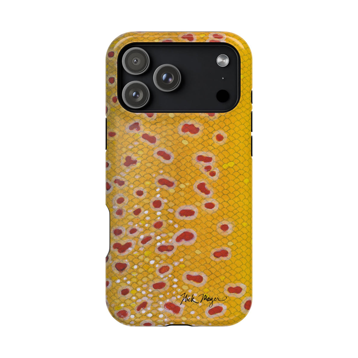 Brown Trout 3 Skin MagSafe iPhone Case Printify