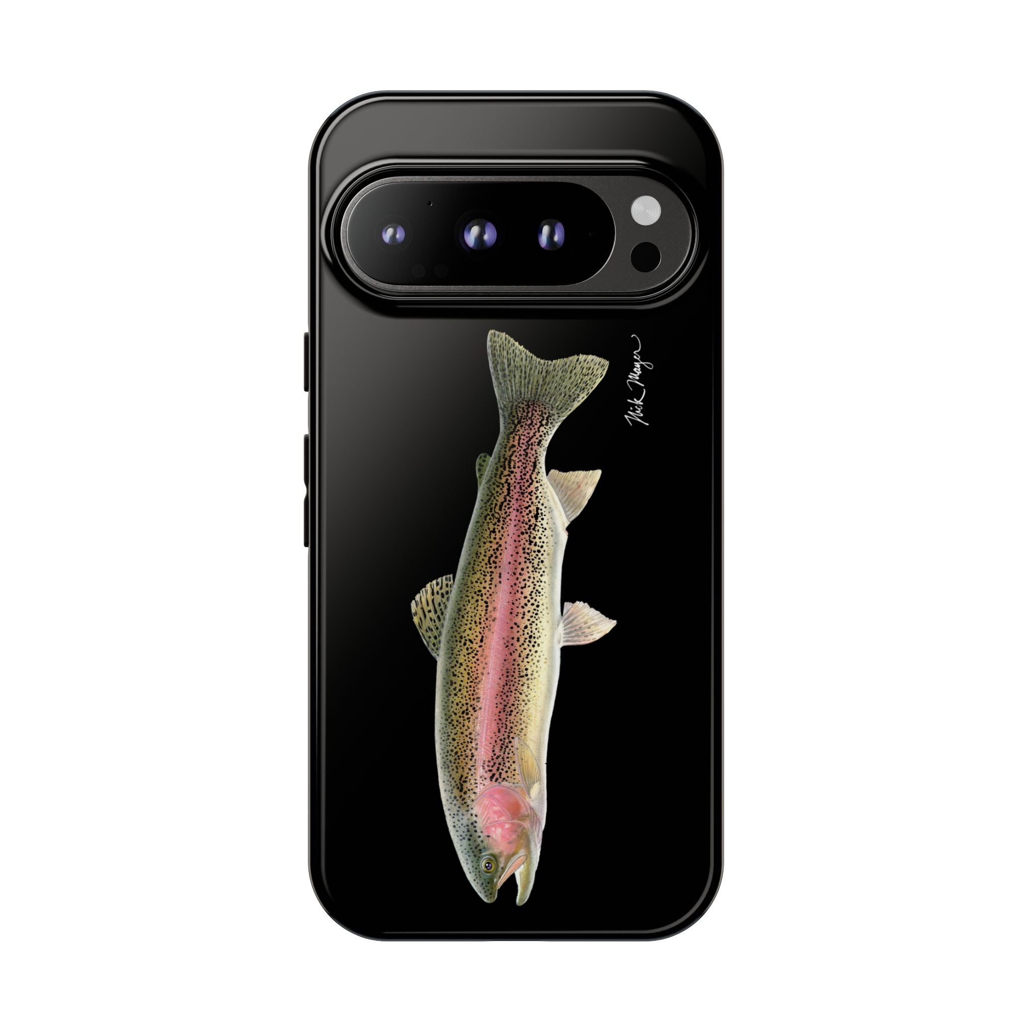 Rainbow Trout Black Phone Case (Samsung) Printify
