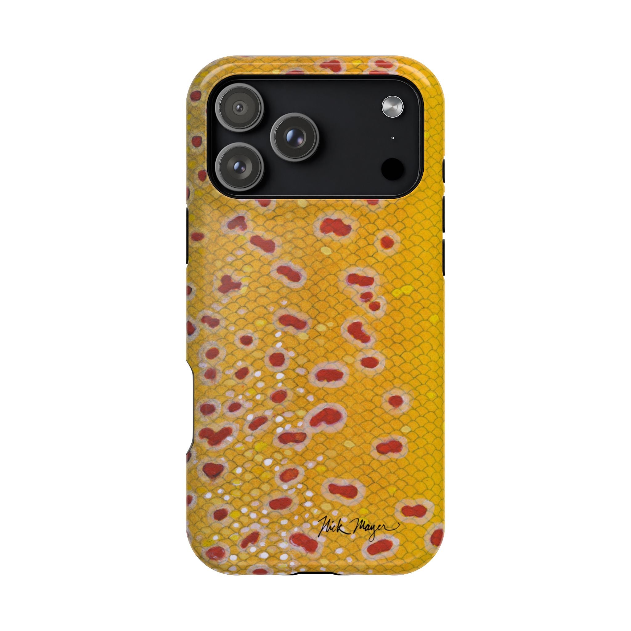 Brown Trout 3 Skin MagSafe iPhone Case
