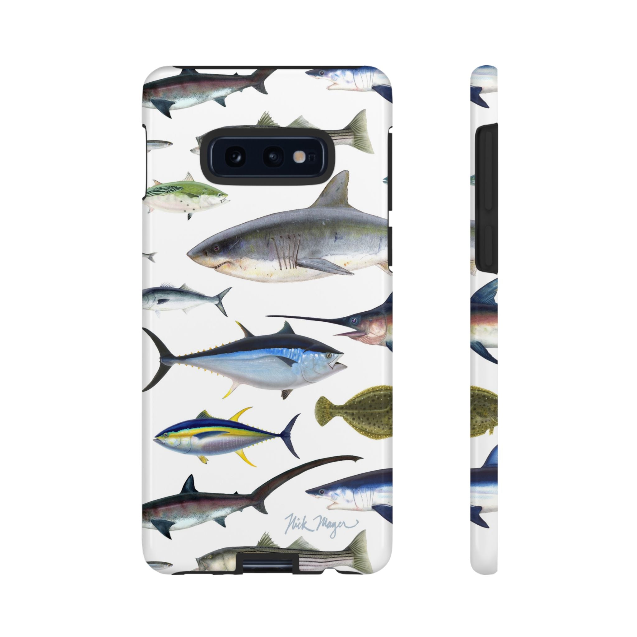 New England Fish White Phone Case, NEW!  (Samsung)