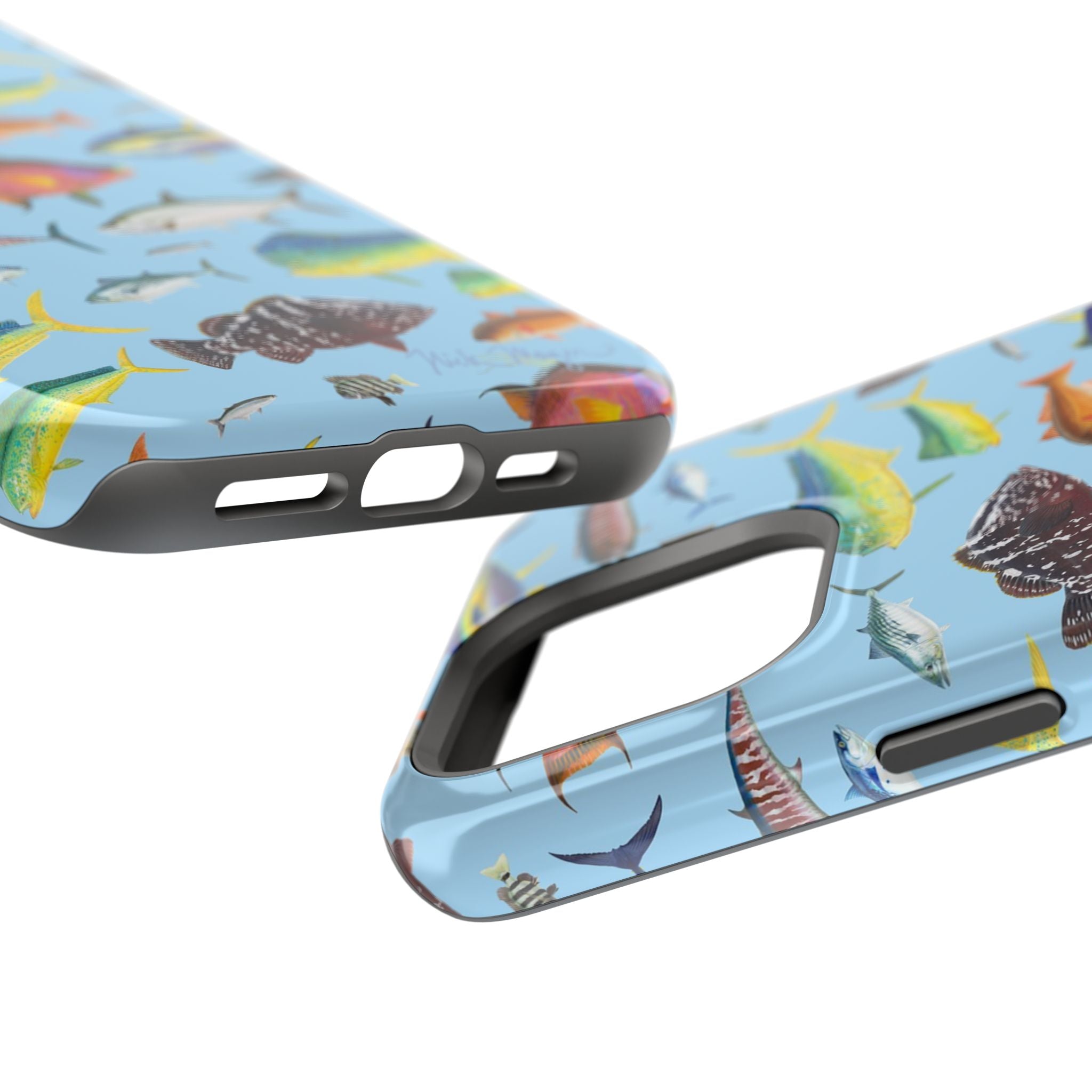 Southern Offshore Fish Blue MagSafe iPhone Case