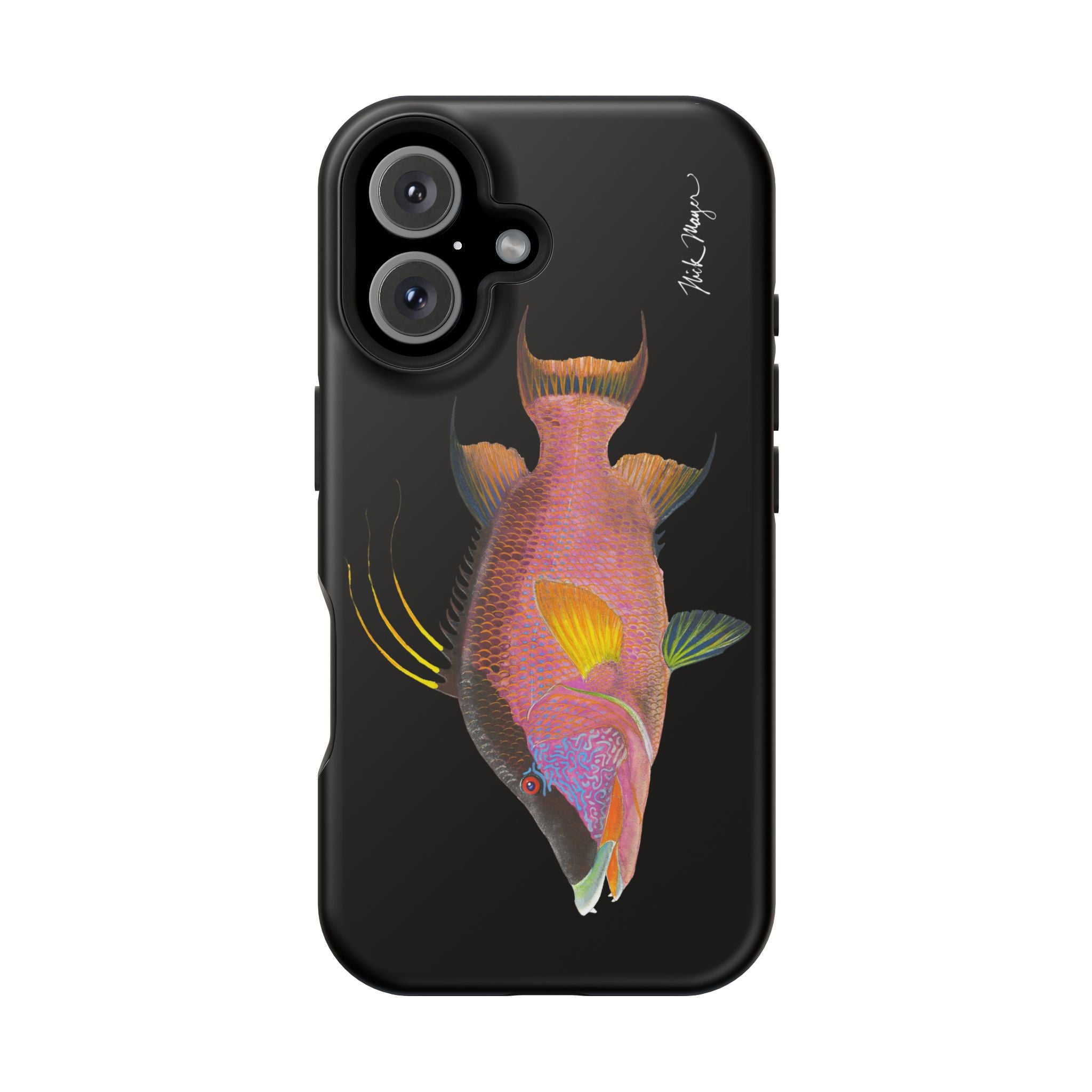 Hogfish MagSafe Black iPhone Case Printify