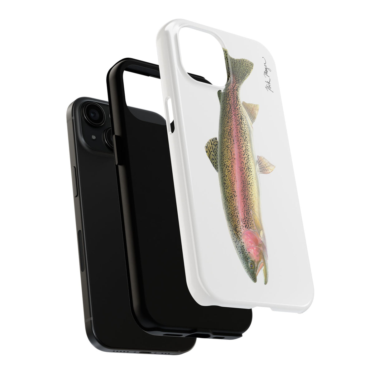 Rainbow Trout White Phone Case (iPhone) Printify