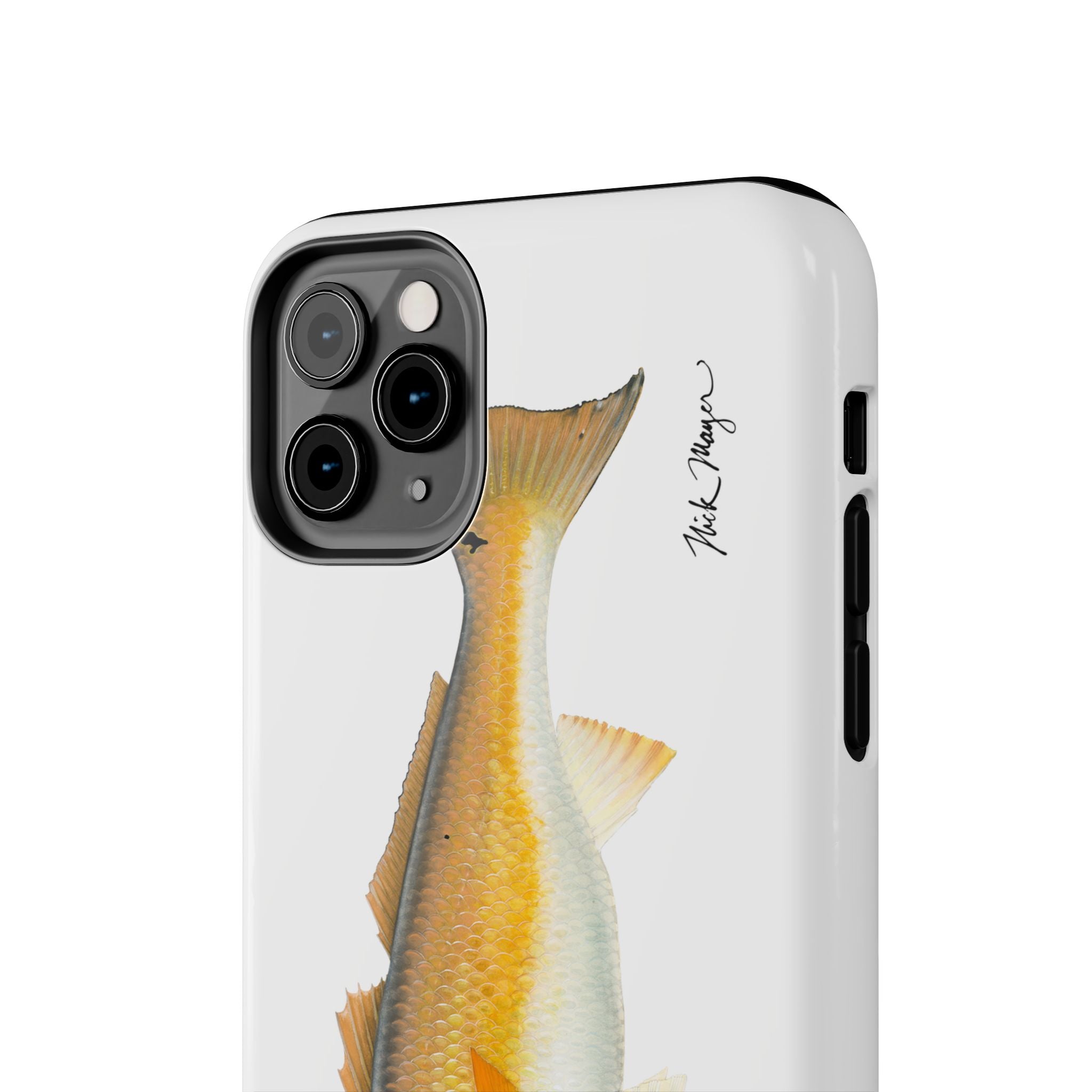 Bull Redfish White Phone Case (iPhone)
