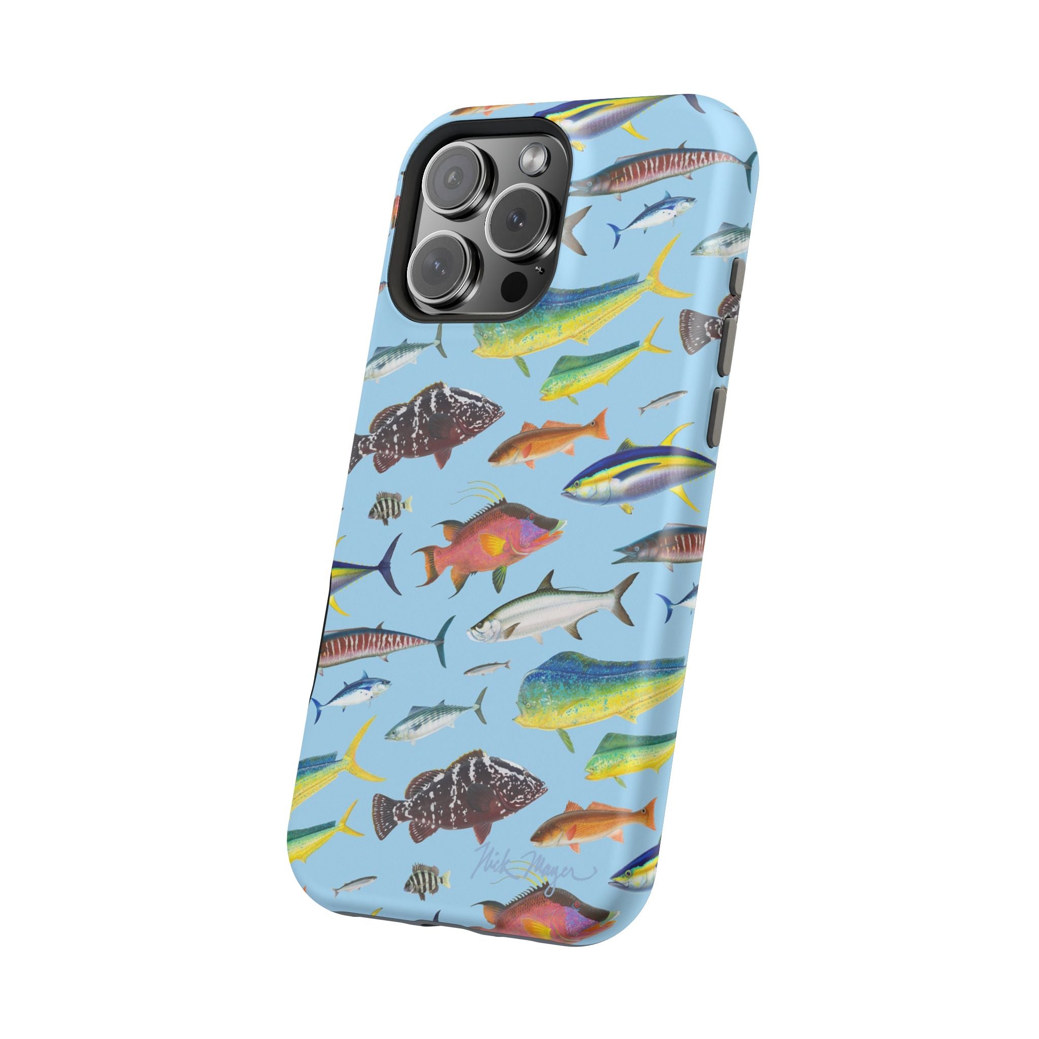 Southern Offshore Fish Blue MagSafe iPhone Case