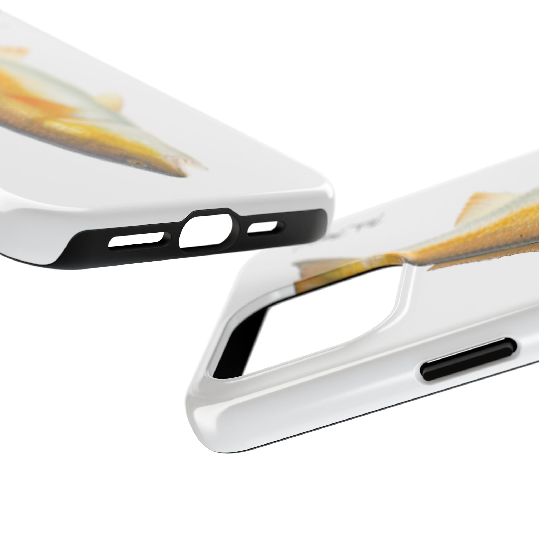 Bull Redfish White Phone Case (iPhone)