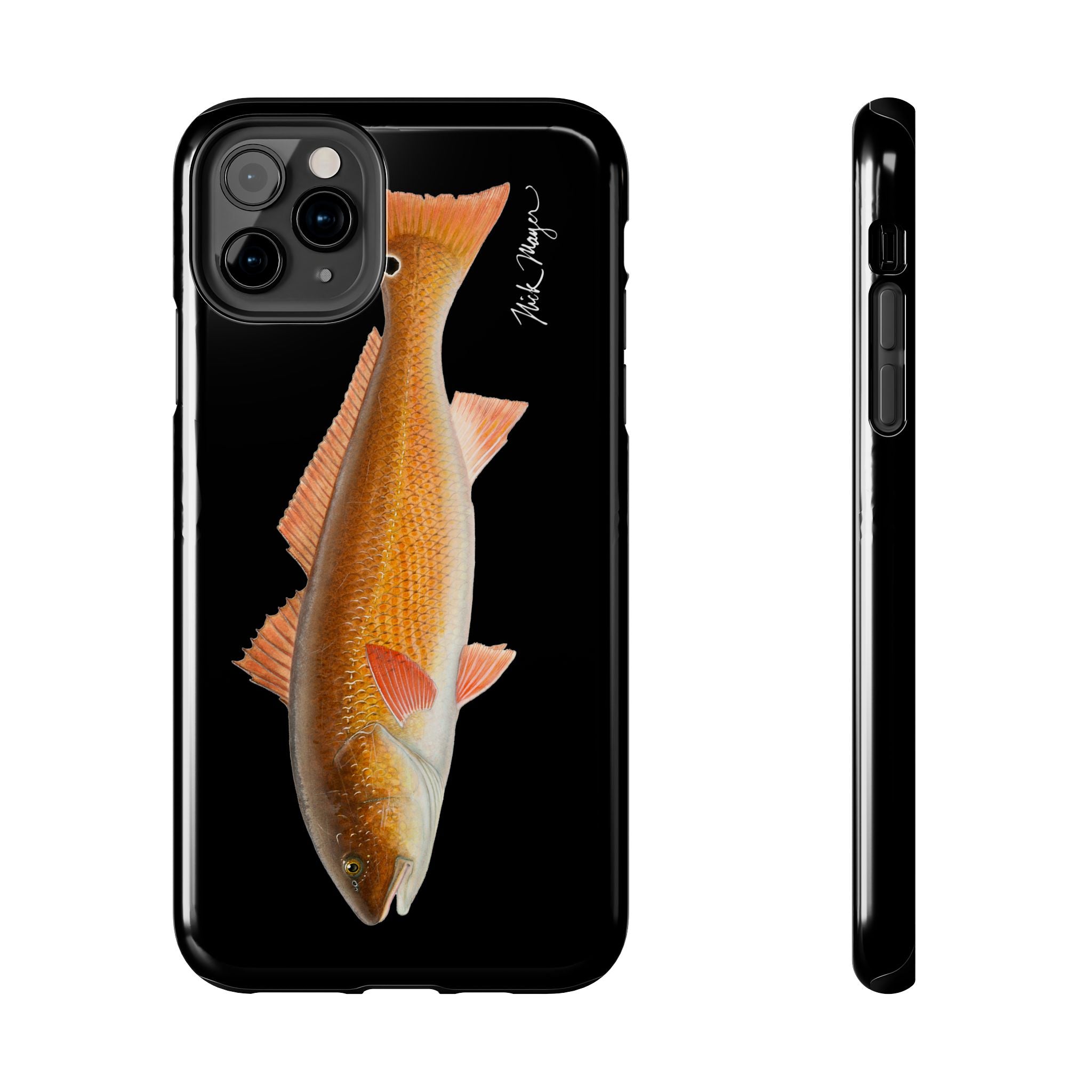 Redfish Black Phone Case (iPhone)
