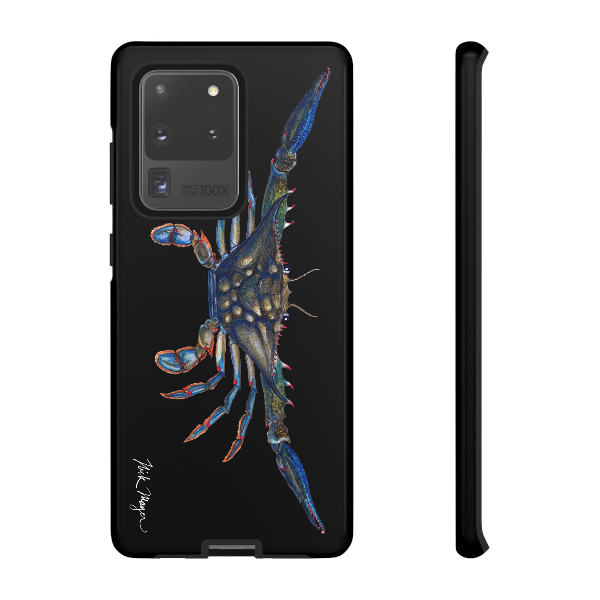 Blue Crab Black Phone Case (Samsung)