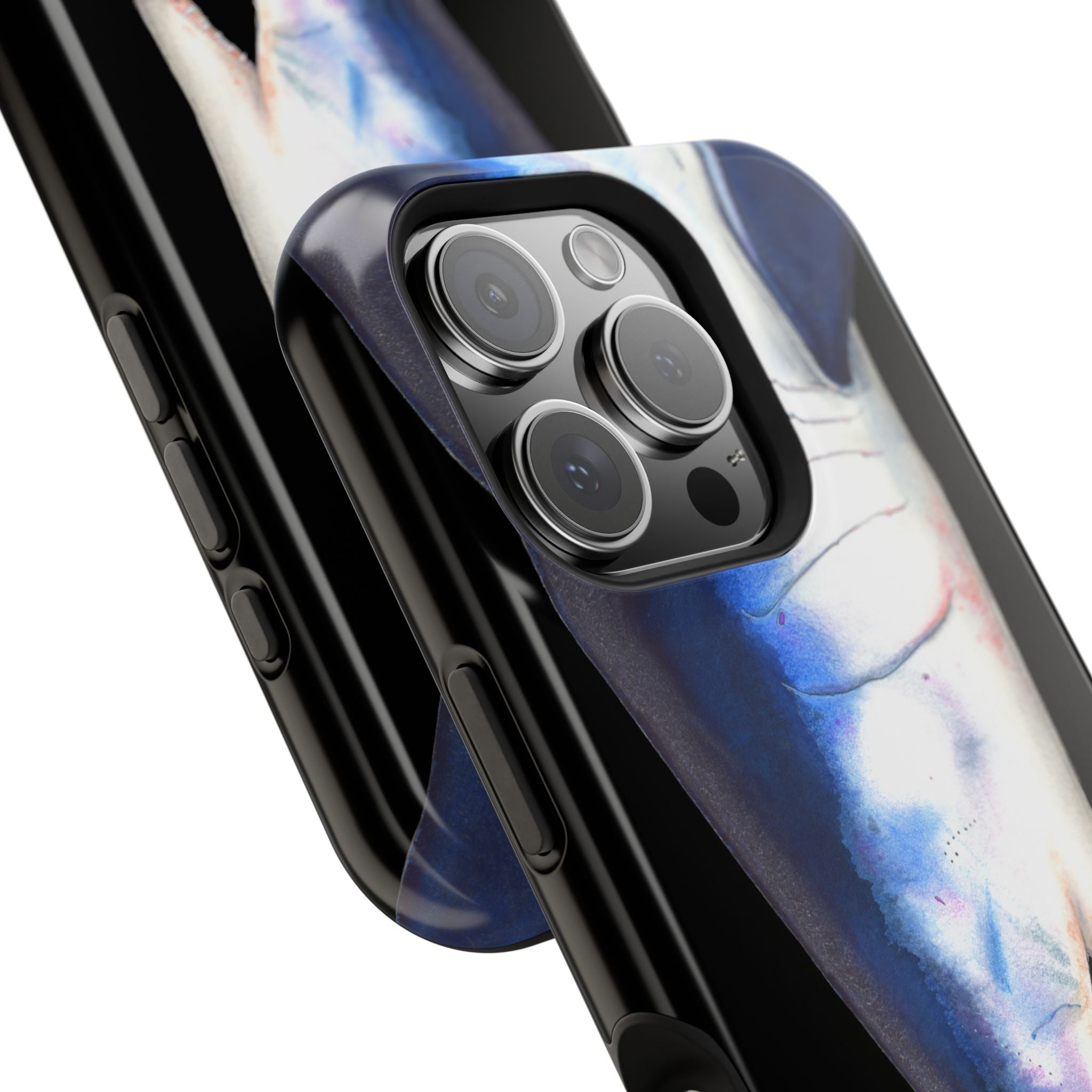 Mako Shark Face MagSafe Black iPhone Case