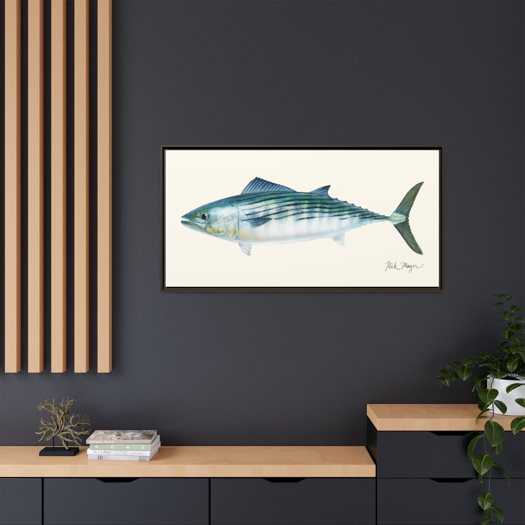 Bonito Framed Canvas Print Printify