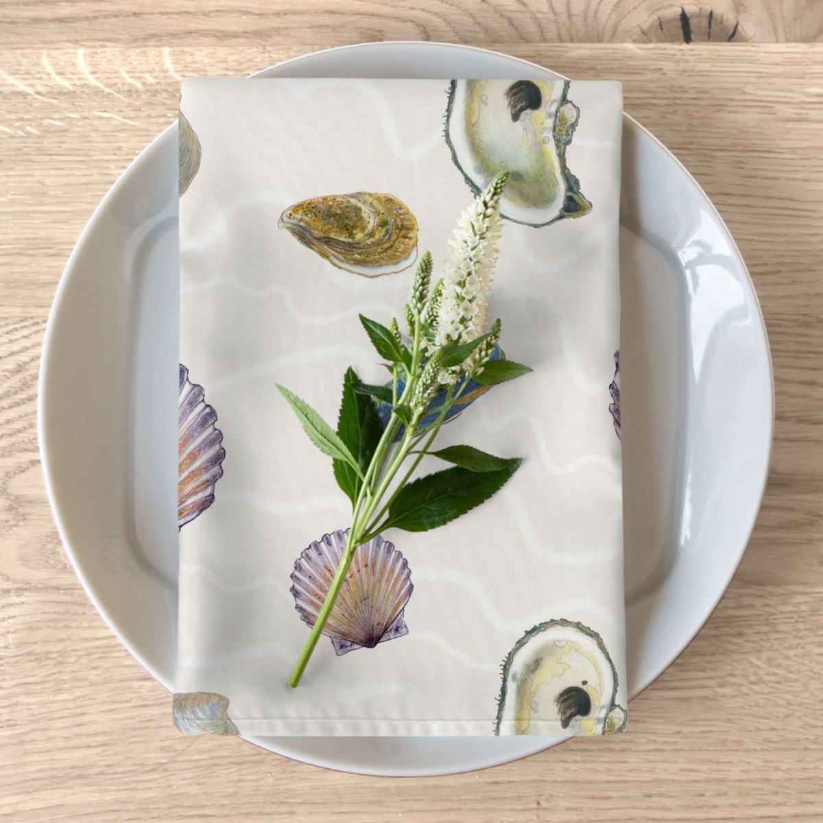 Shells I, 4 Piece Cloth Napkin Set