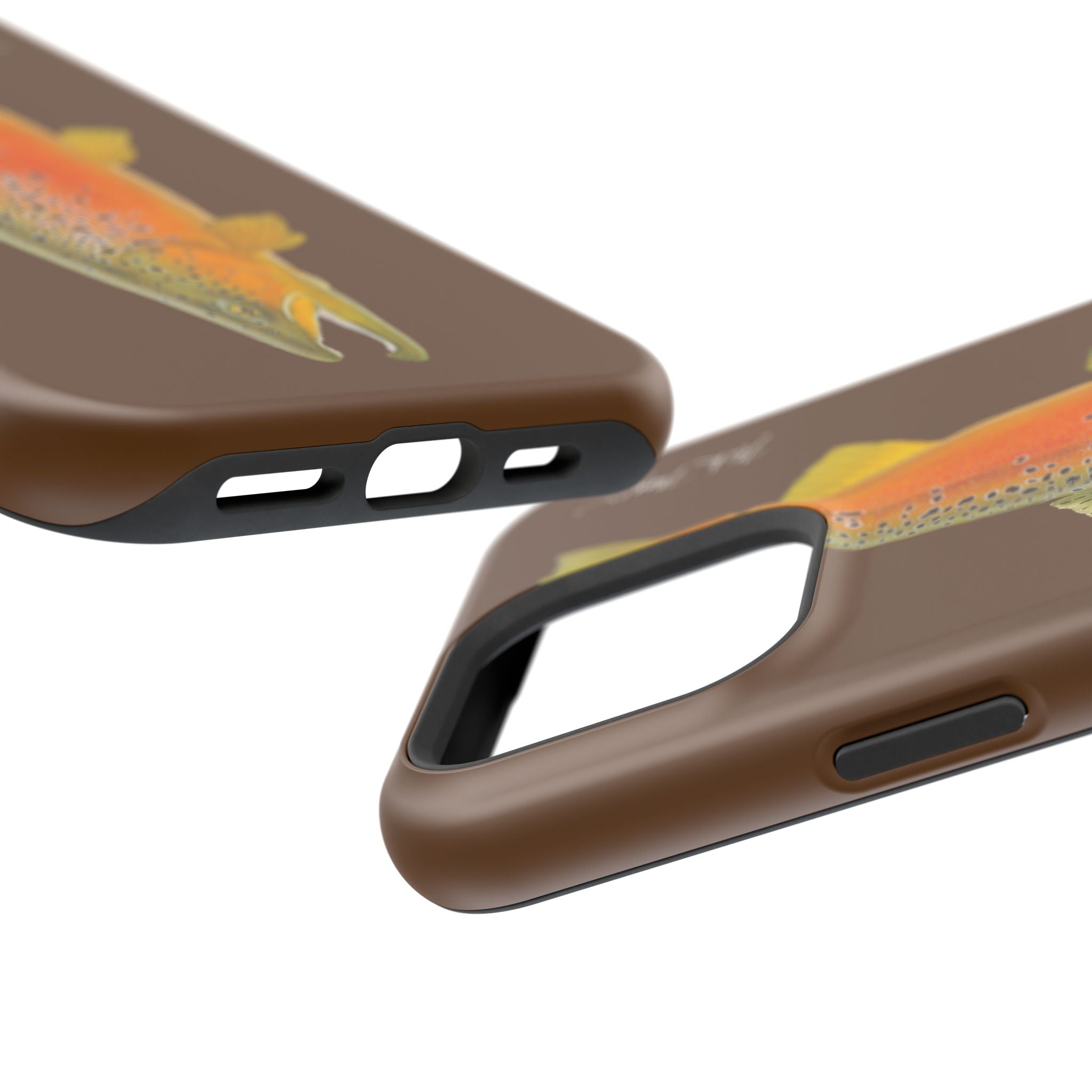 Brown Trout 2 Brown MagSafe iPhone Case, Limited Run