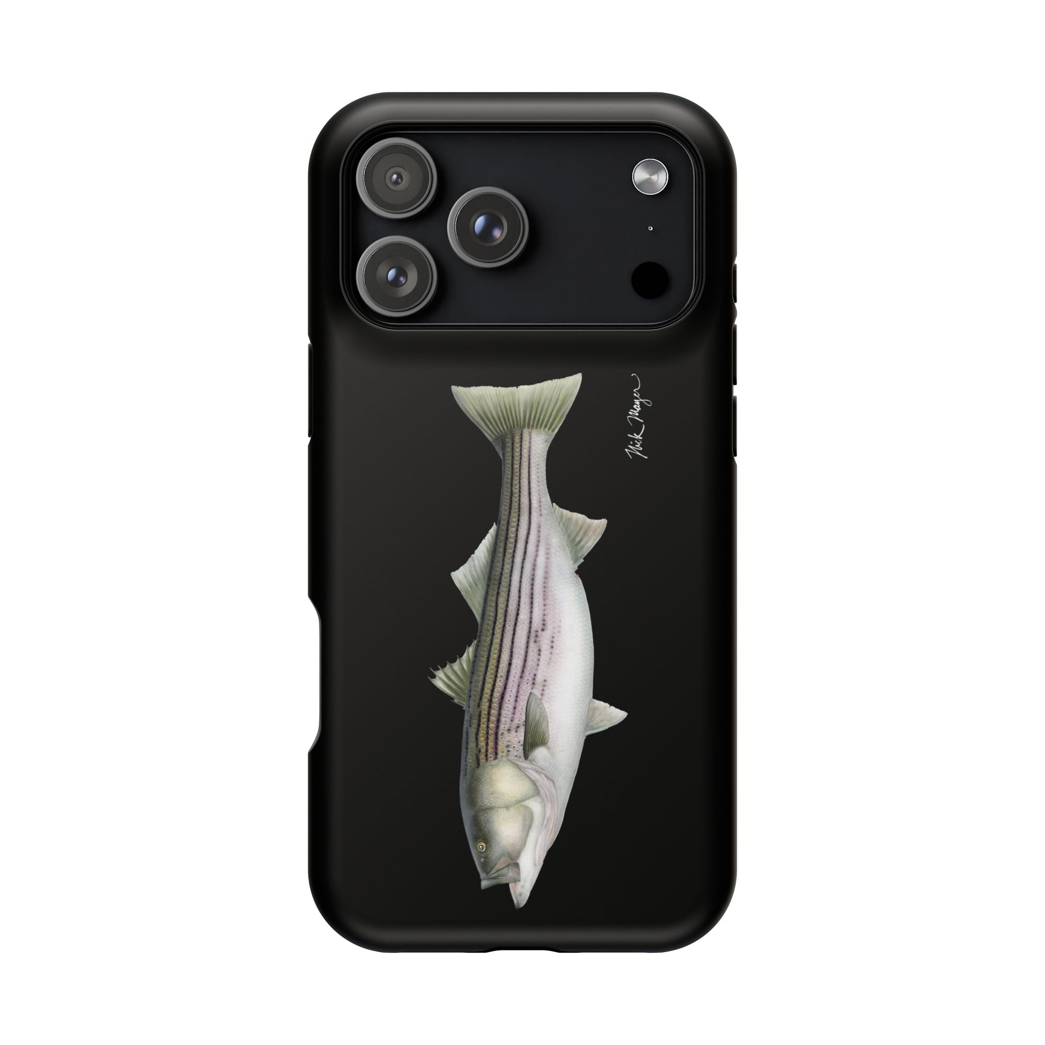 30 lb Striper MagSafe Black iPhone Case