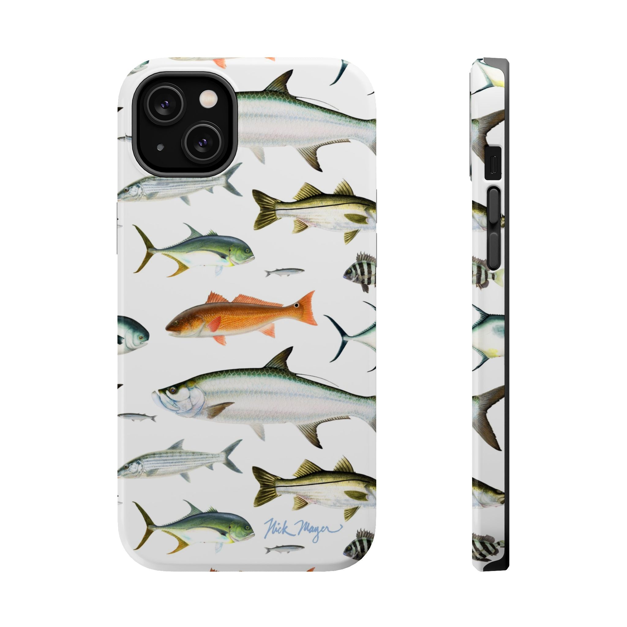 Southern Fish White MagSafe iPhone Case