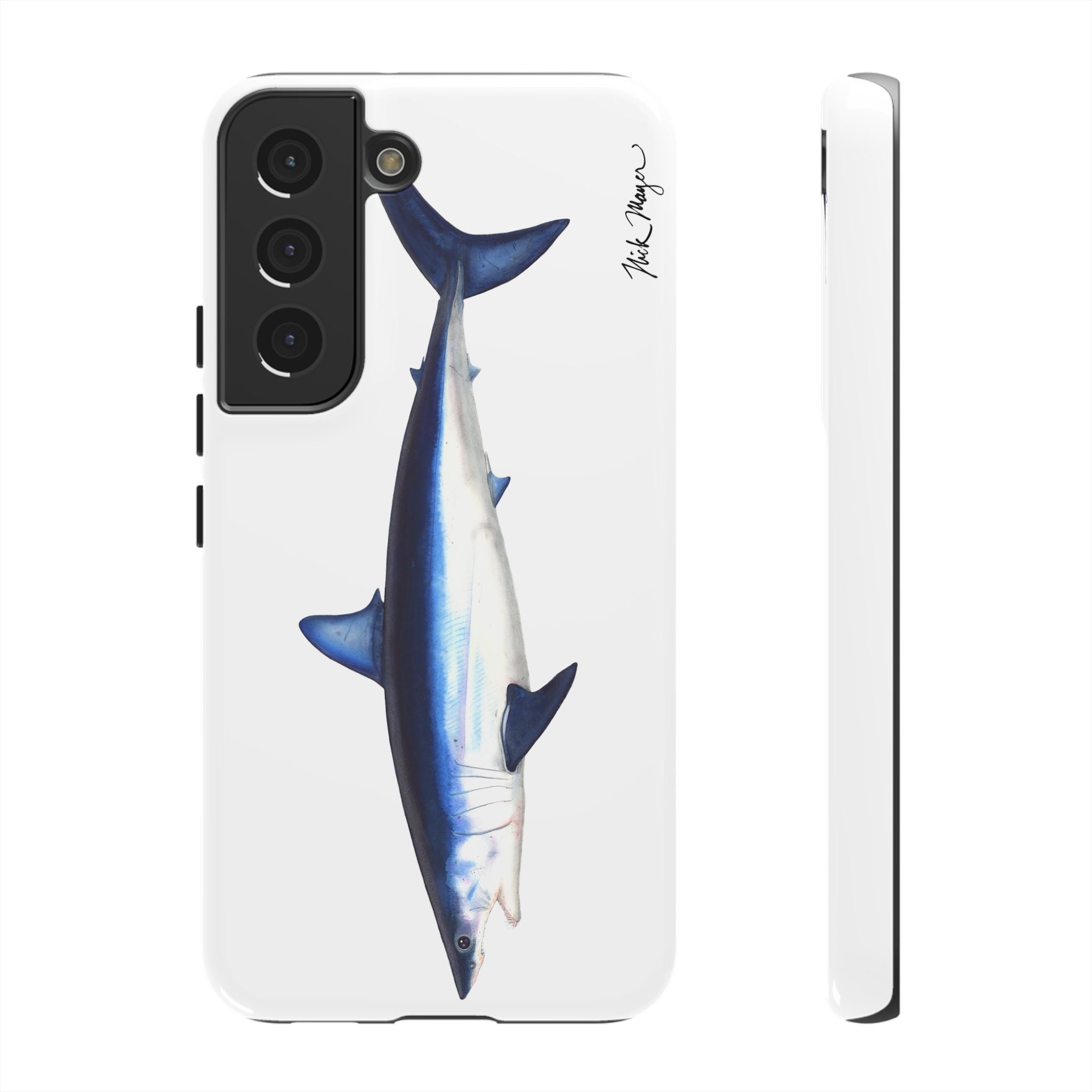Mako Shark White Phone Case (Samsung)
