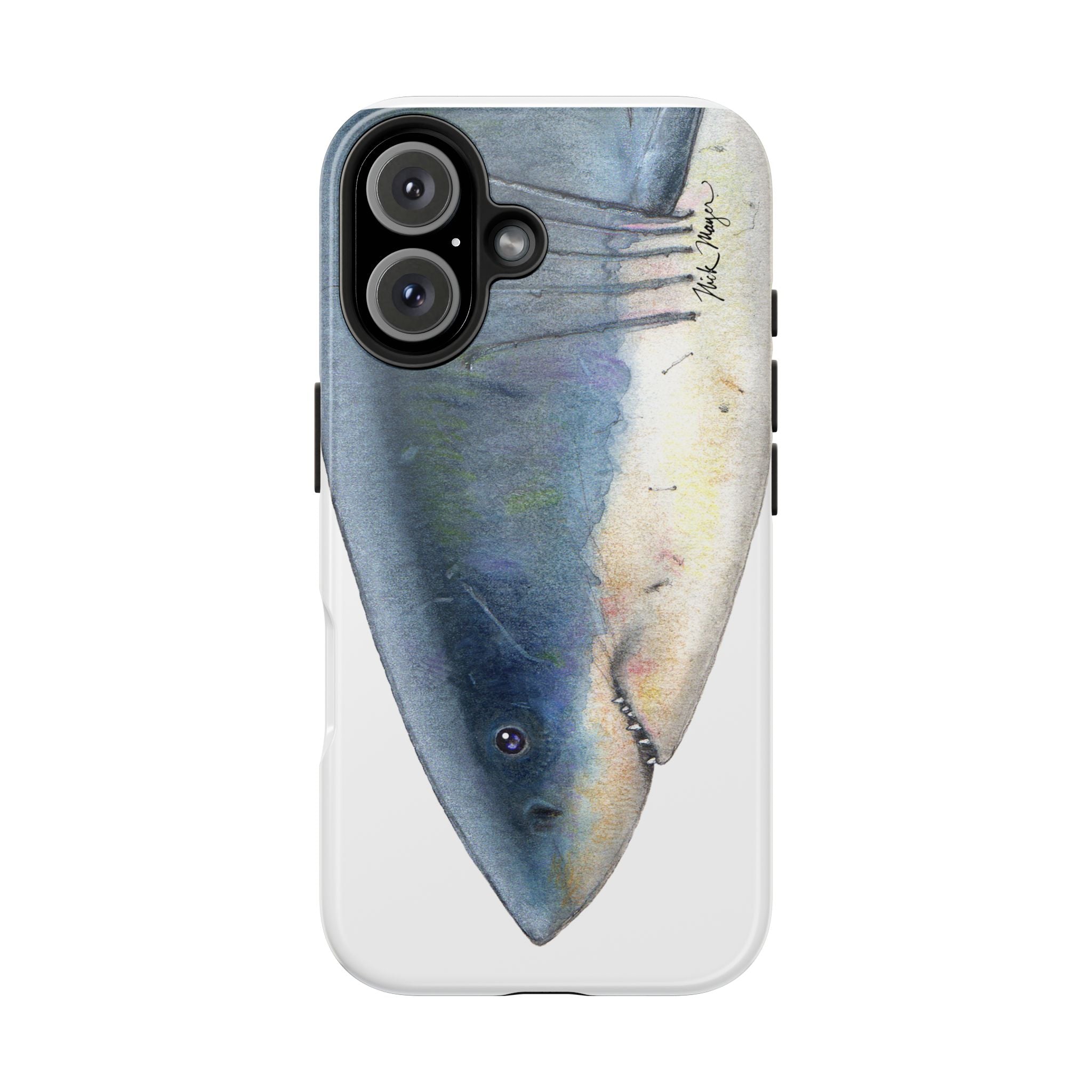 Great White Shark Face Phone Case (iPhone)