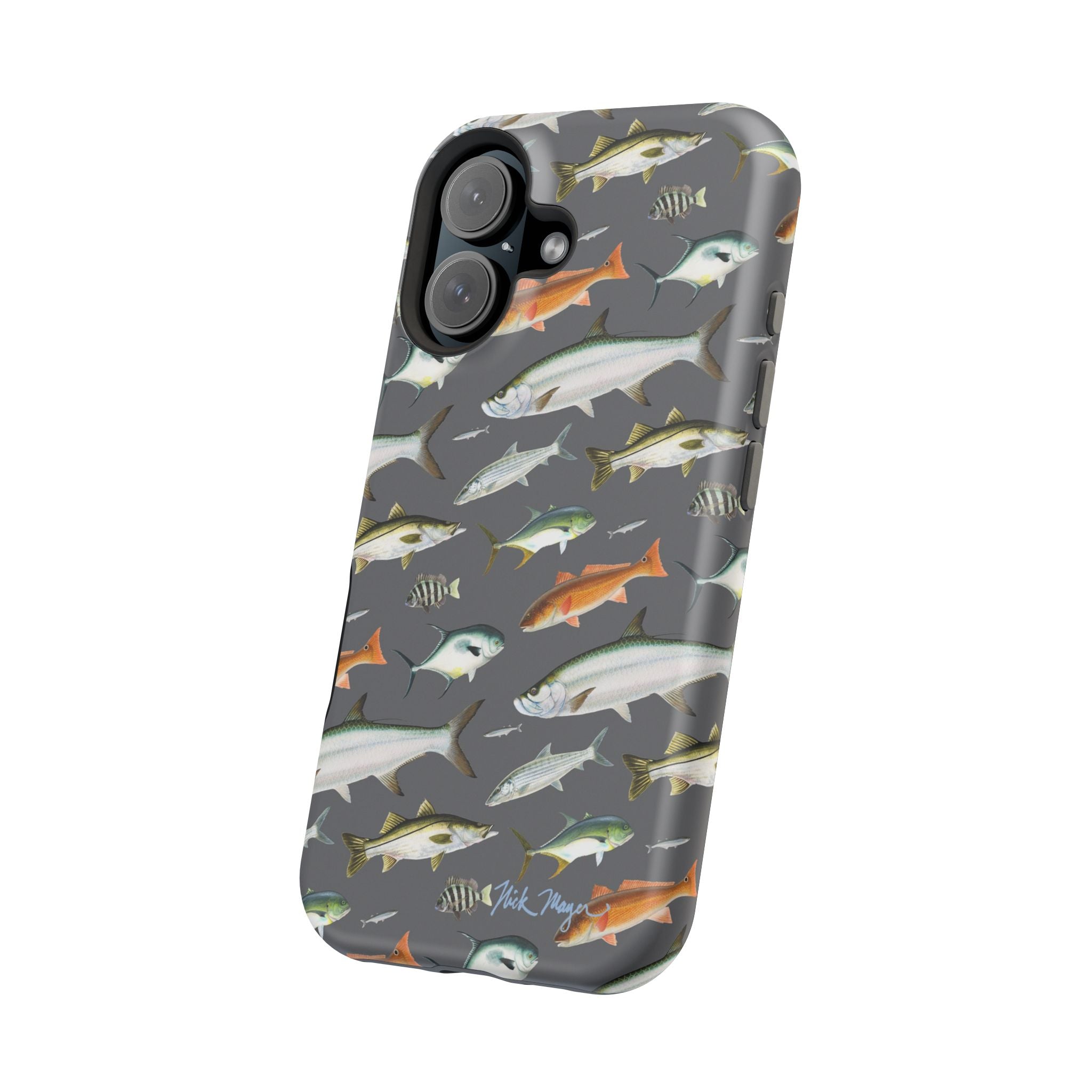NEW Southern Fish Grey MagSafe iPhone Case