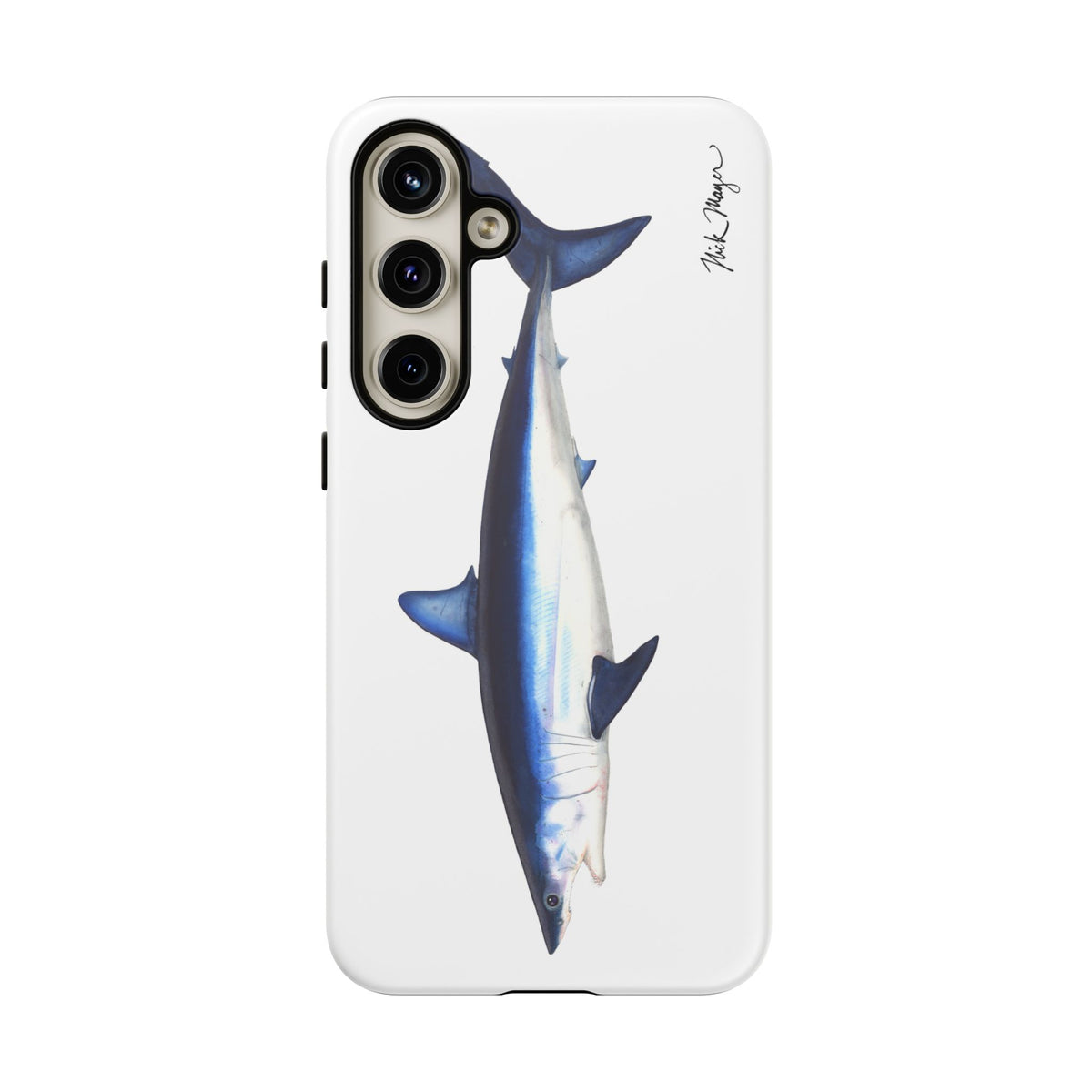 Mako Shark White Phone Case (Samsung) Printify
