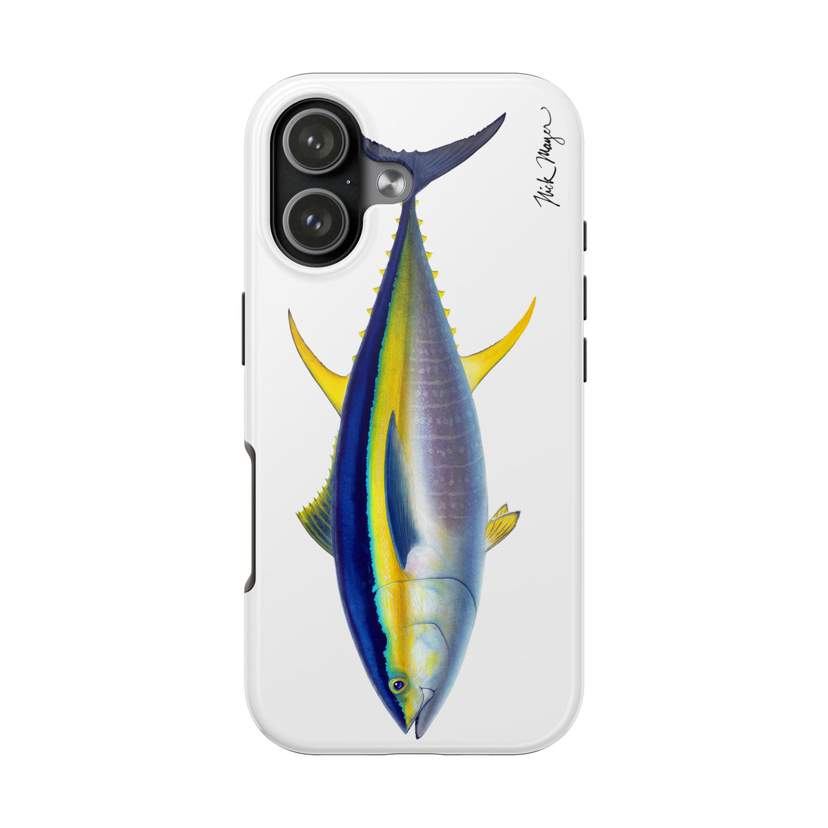 Yellowfin Tuna White Phone Case (iPhone) Printify