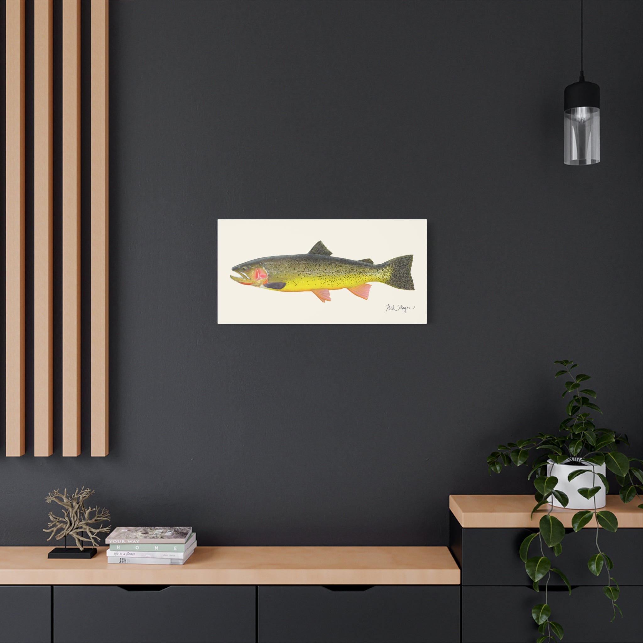 Cutthroat Trout III Canvas Print Printify