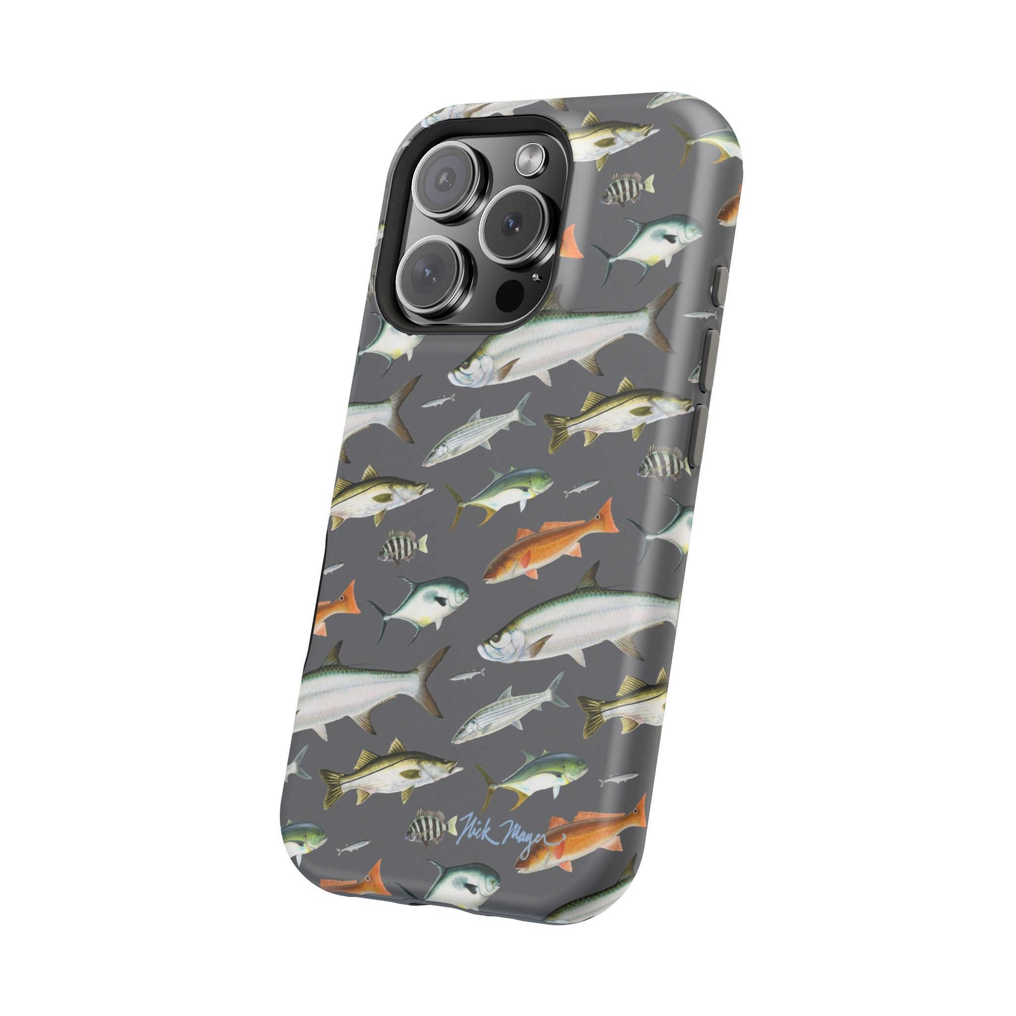 NEW Southern Fish Grey MagSafe iPhone Case