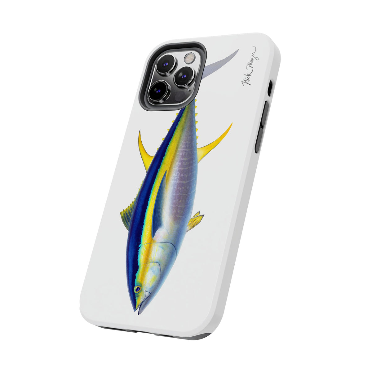 Yellowfin Tuna White Phone Case (iPhone) Printify
