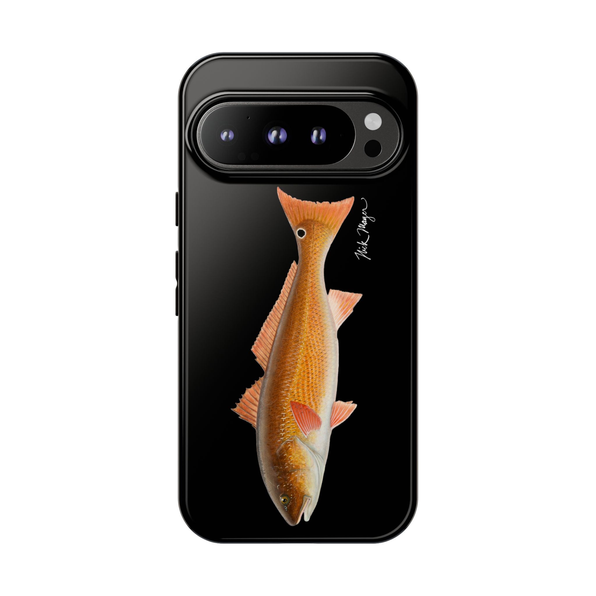 Redfish Black Phone Case (Samsung) Printify