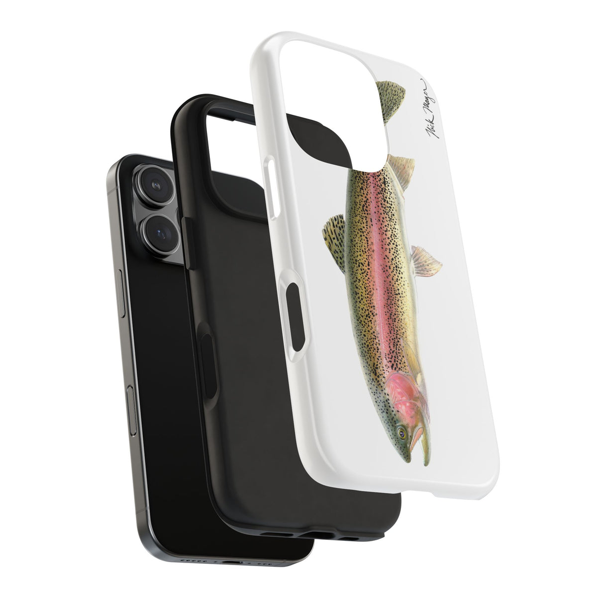 Rainbow Trout White Phone Case (iPhone) Printify