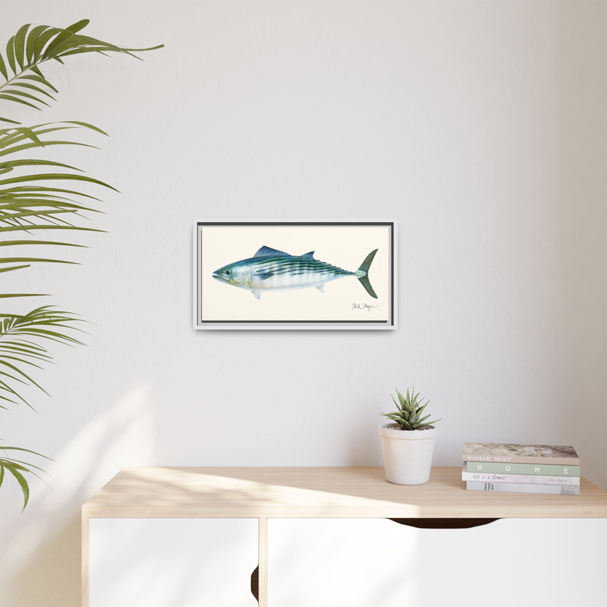 Bonito Framed Canvas Print Printify