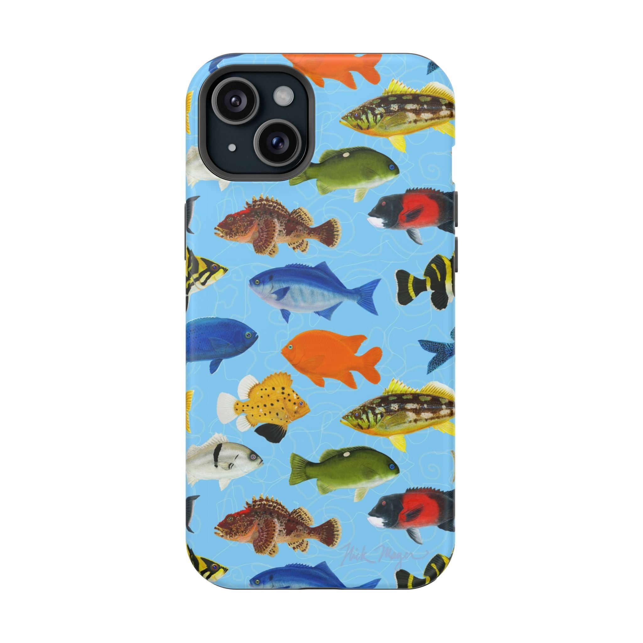California Fish Blue MagSafe iPhone Case
