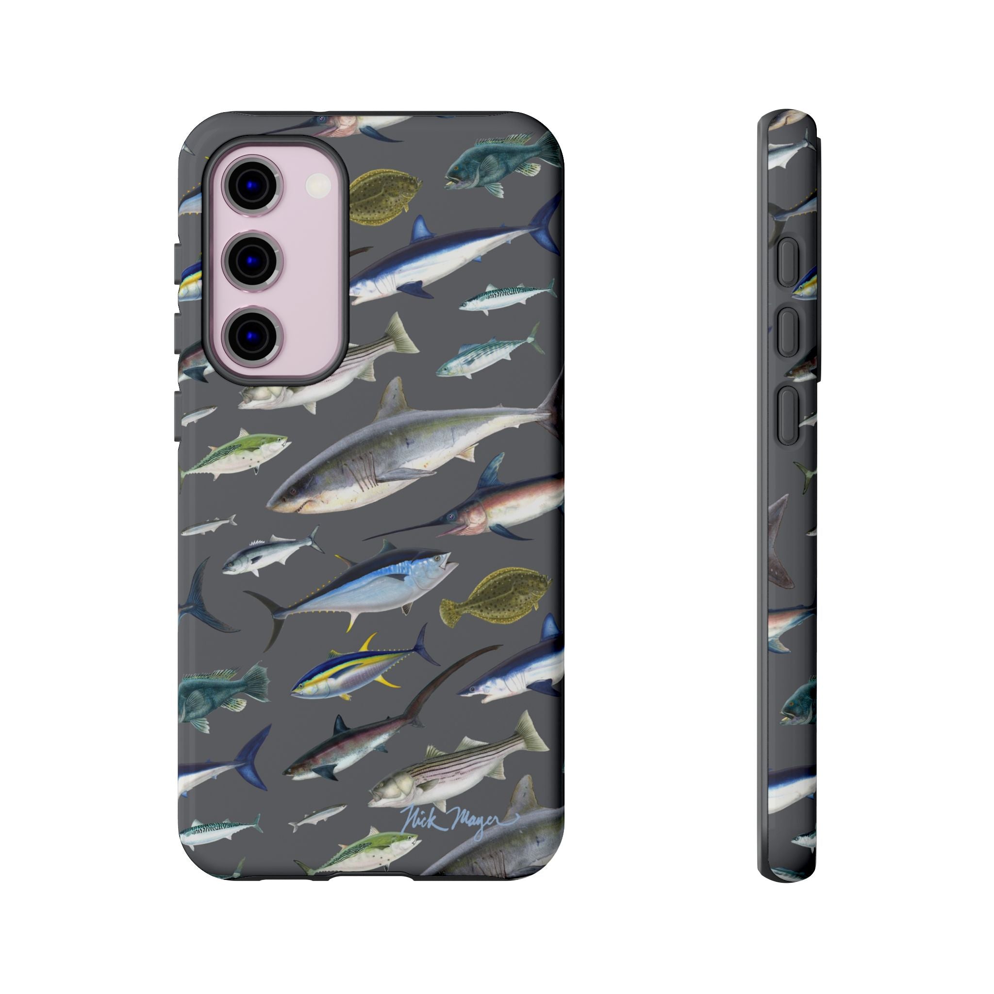 New England Offshore Fish Grey Phone Case, NEW!  (Samsung)