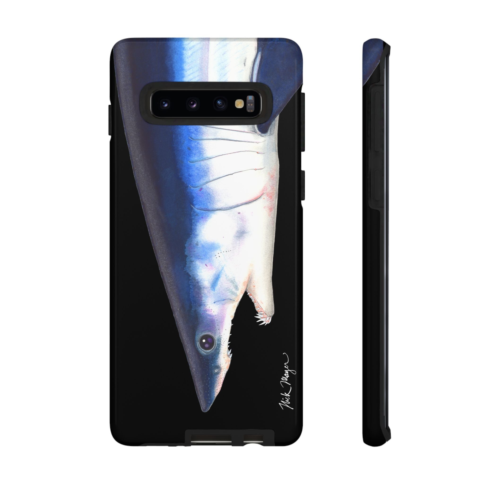 Mako Shark Face Black Phone Case (Samsung)