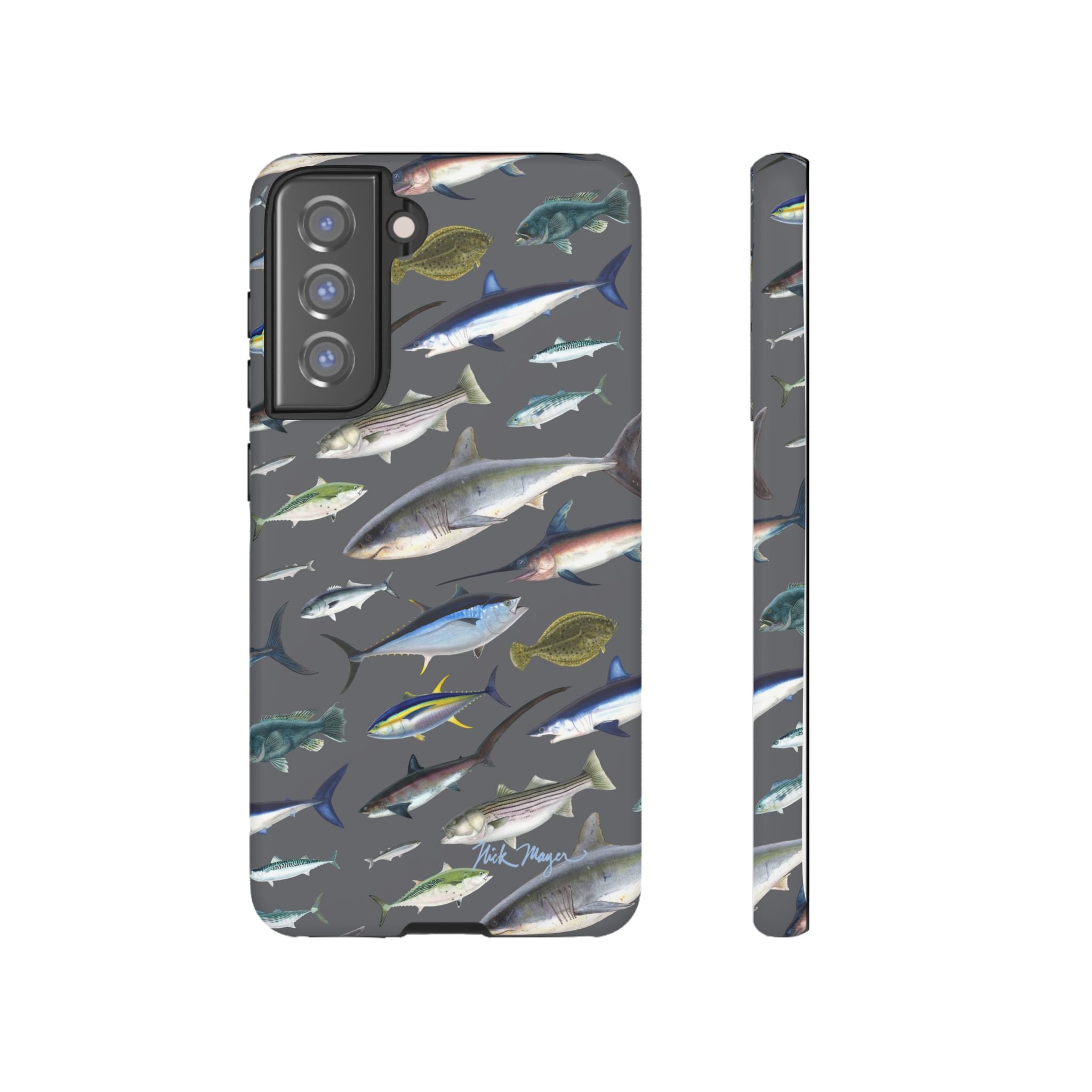 New England Offshore Fish Grey Phone Case, NEW!  (Samsung)