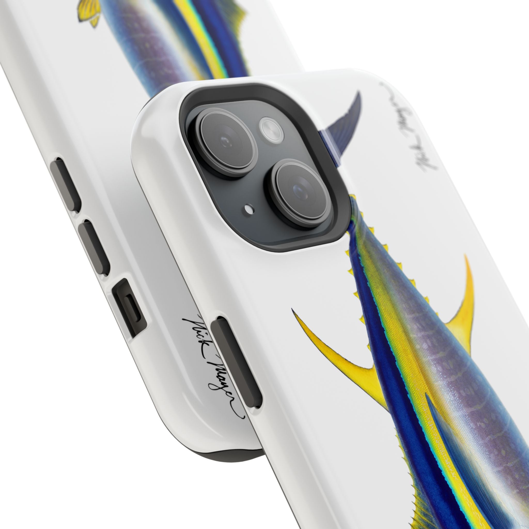 Yellowfin Tuna MagSafe White iPhone Case