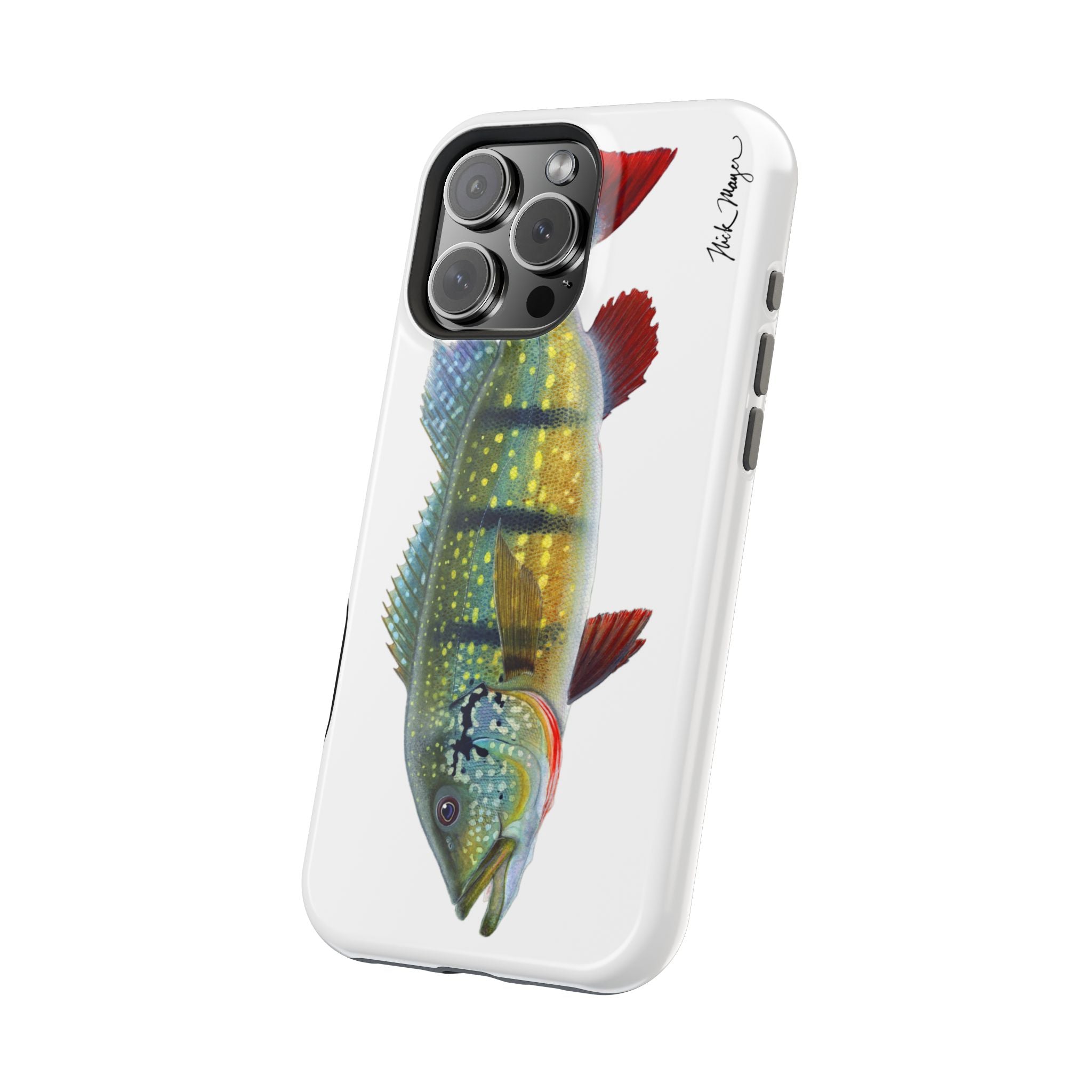 Peacock Bass MagSafe iPhone Case