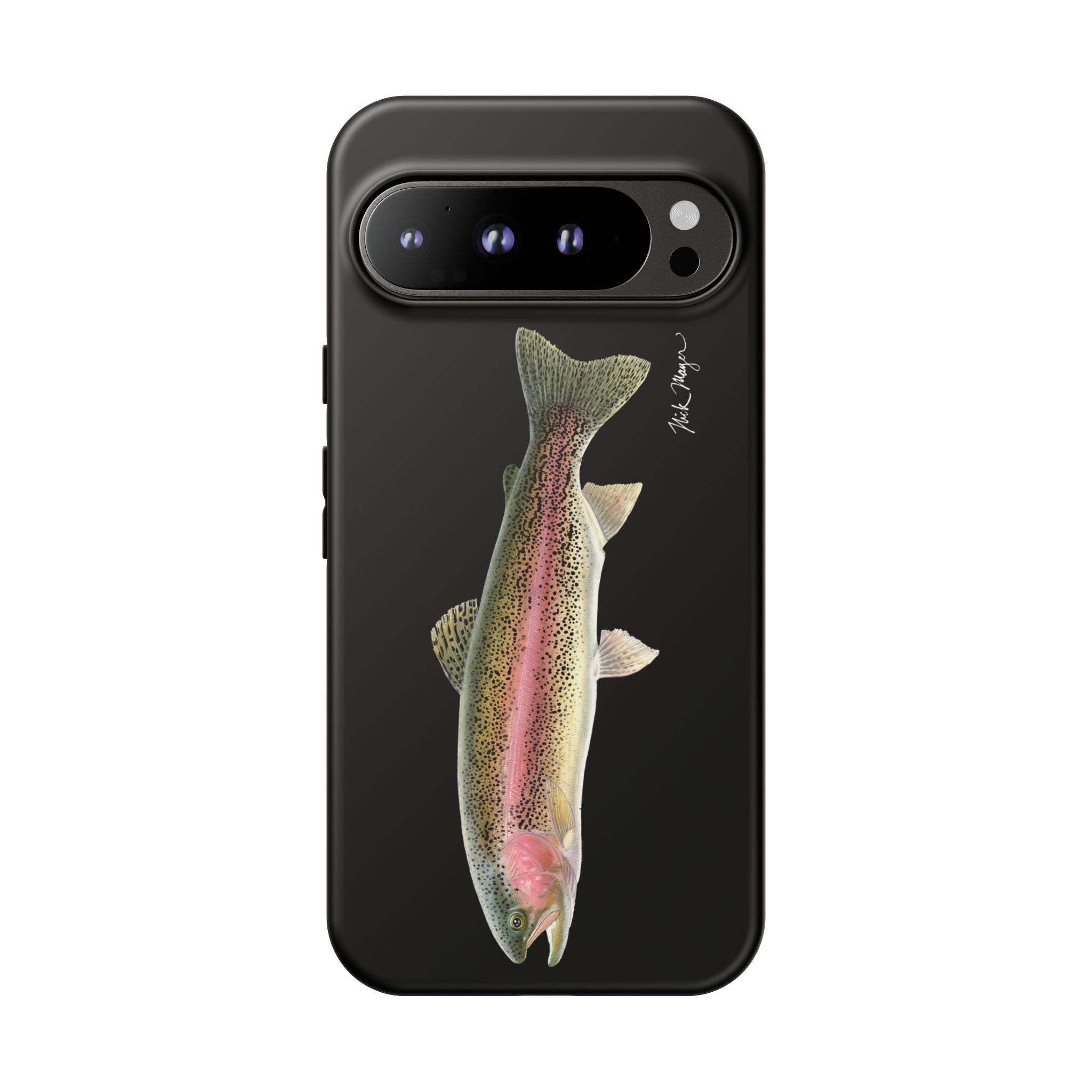 Rainbow Trout Black Phone Case (Samsung) Printify