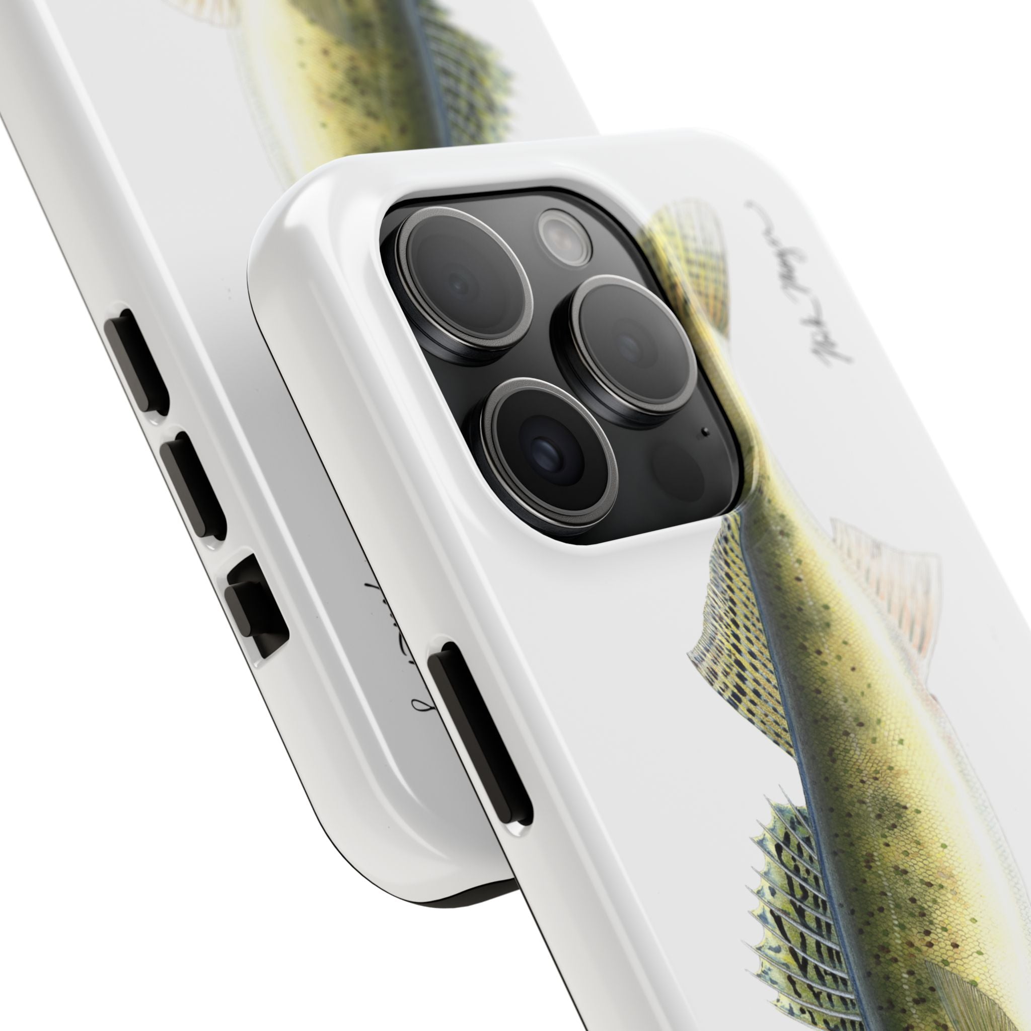 Walleye White Phone Case (iPhone)