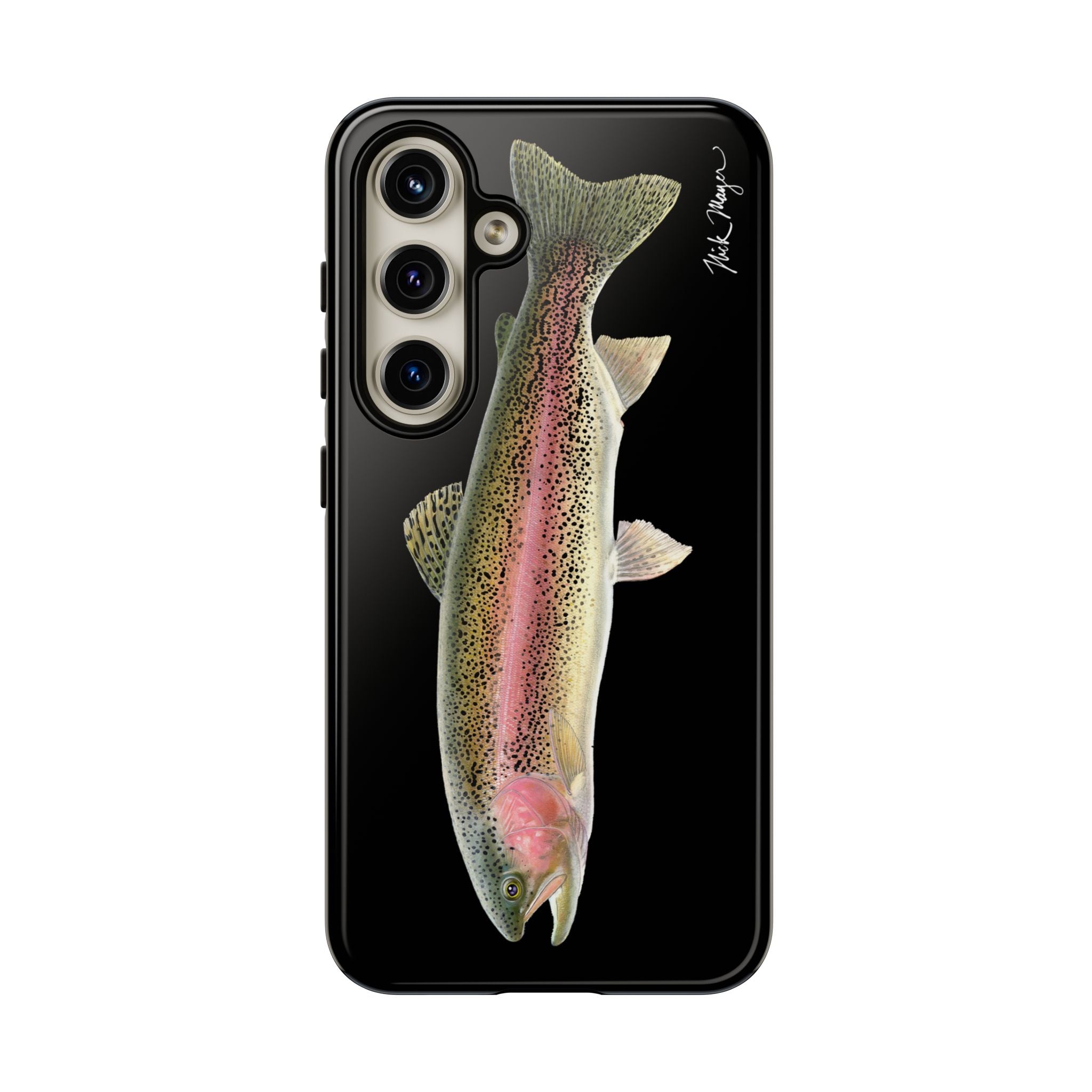 Rainbow Trout Black Phone Case (Samsung) Printify