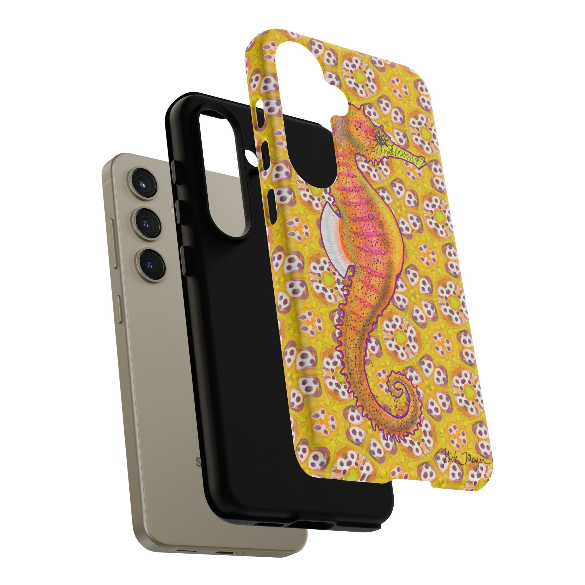 Psychedelic Seahorse Phone Case (Samsung) Printify