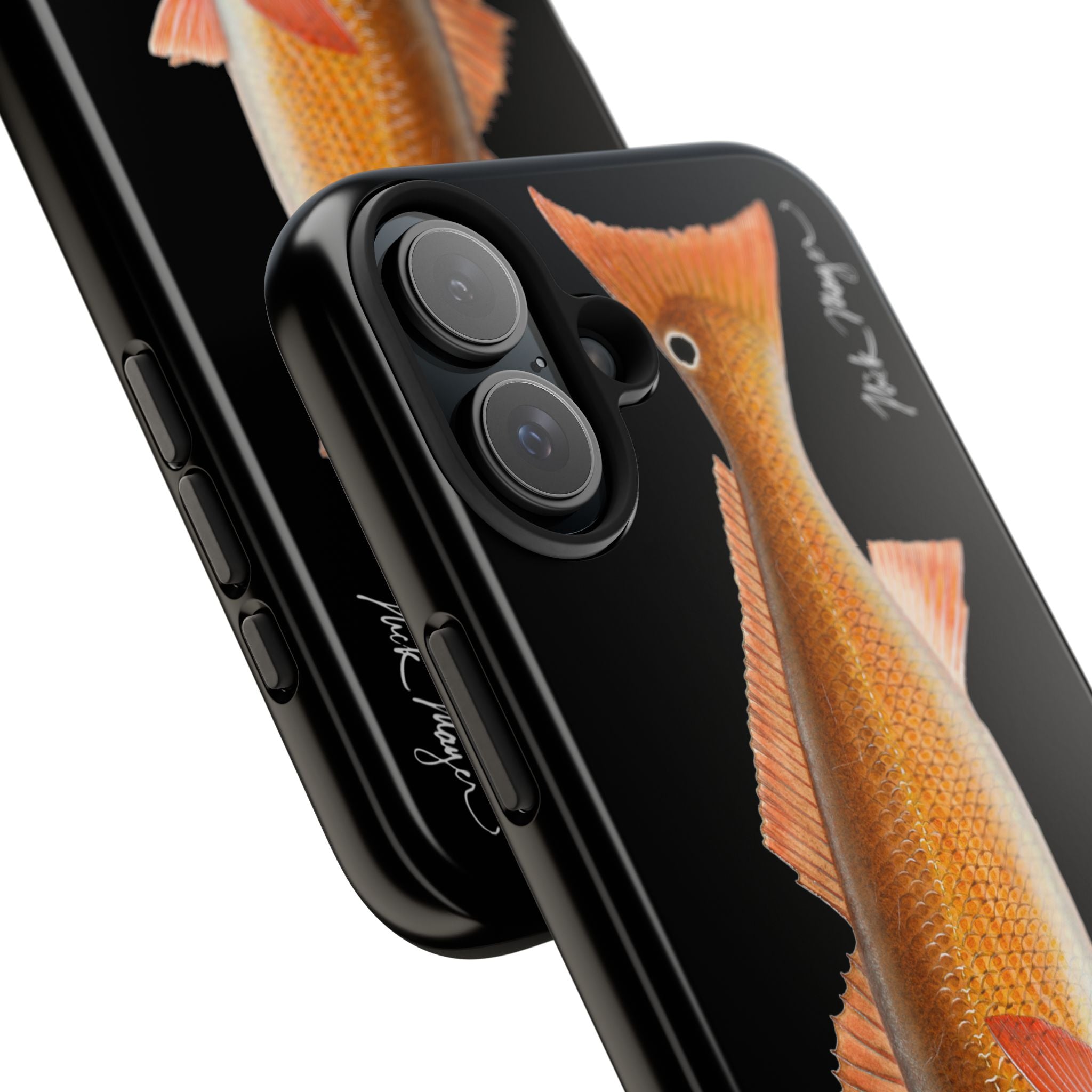 Redfish Black Phone Case (iPhone)