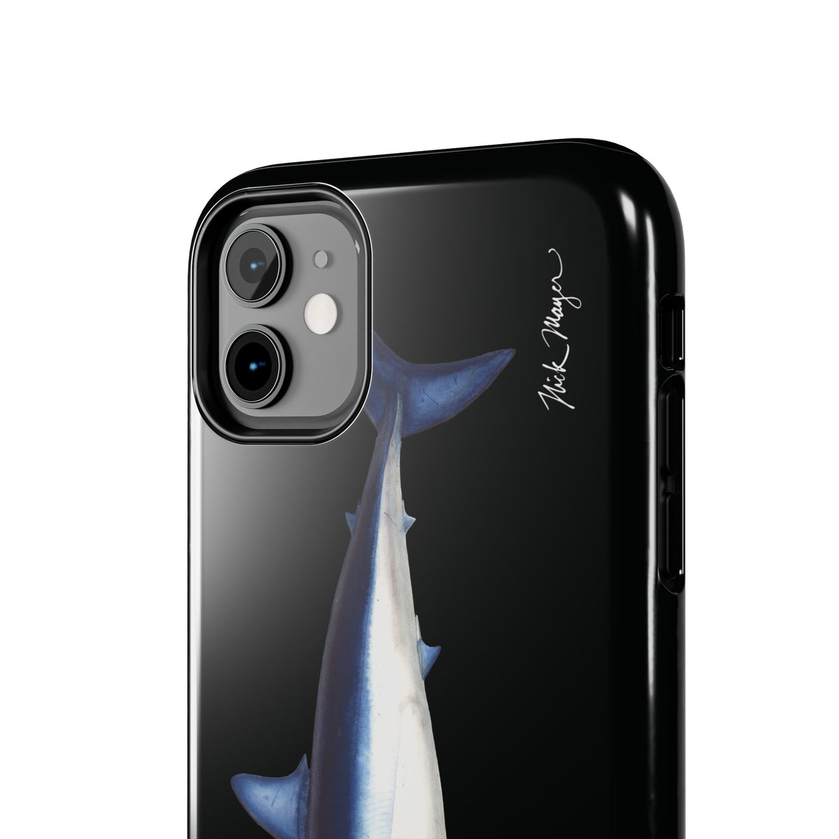 Mako Shark Black iPhone Case Printify