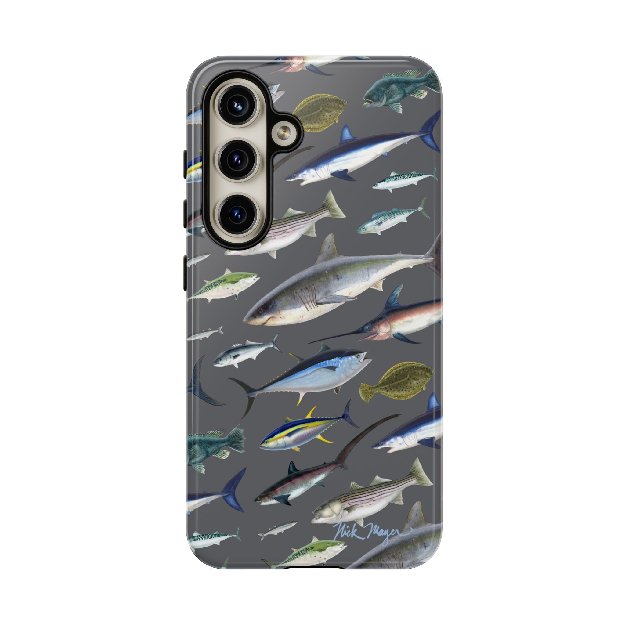 New England Offshore Fish Grey Phone Case, NEW!  (Samsung)
