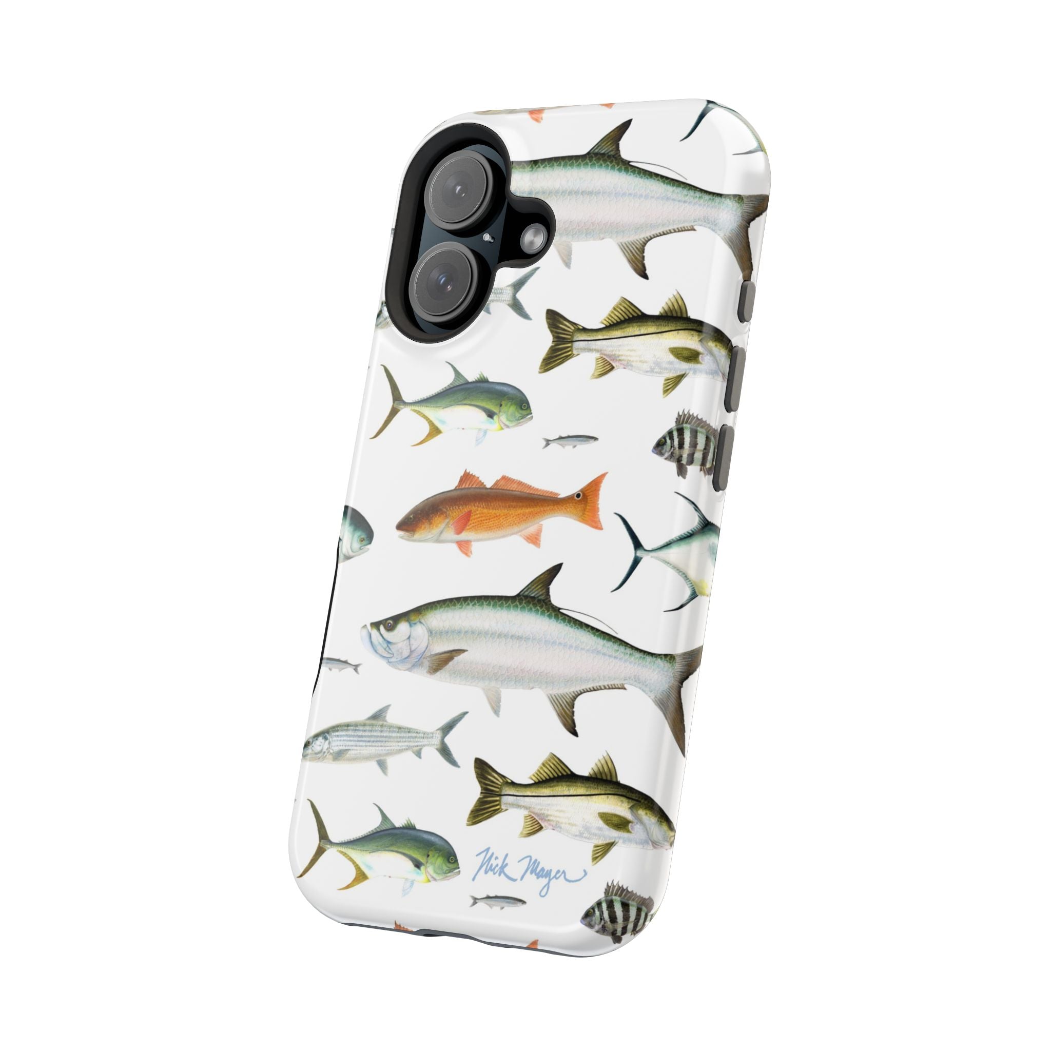 Southern Fish White MagSafe iPhone Case