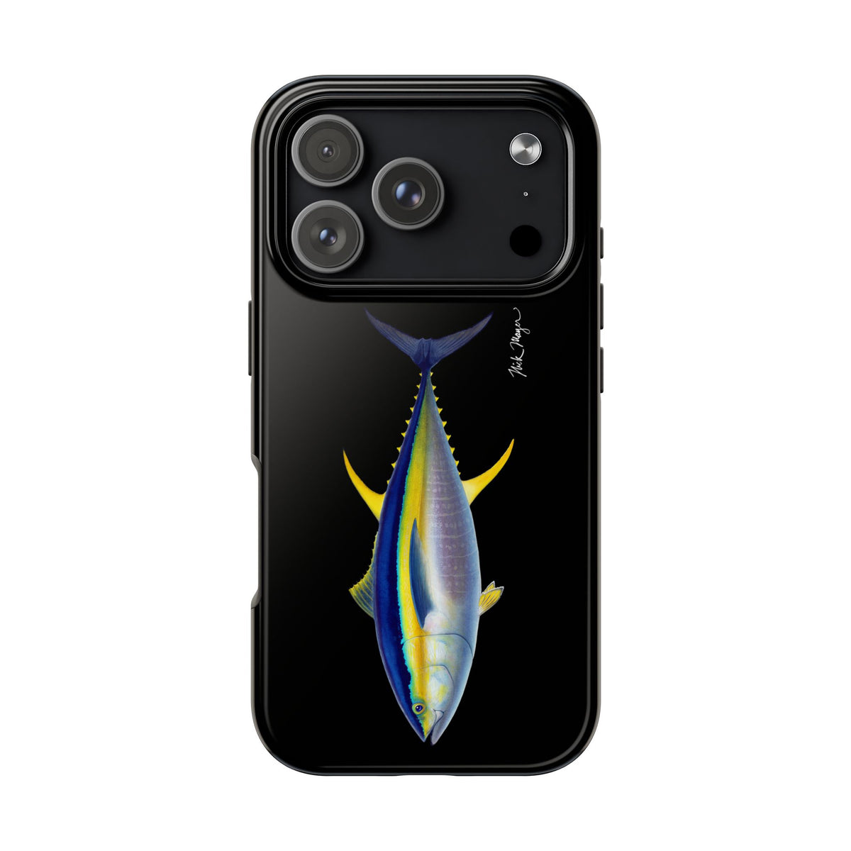 Yellowfin Tuna Black Phone Case (iPhone) Printify