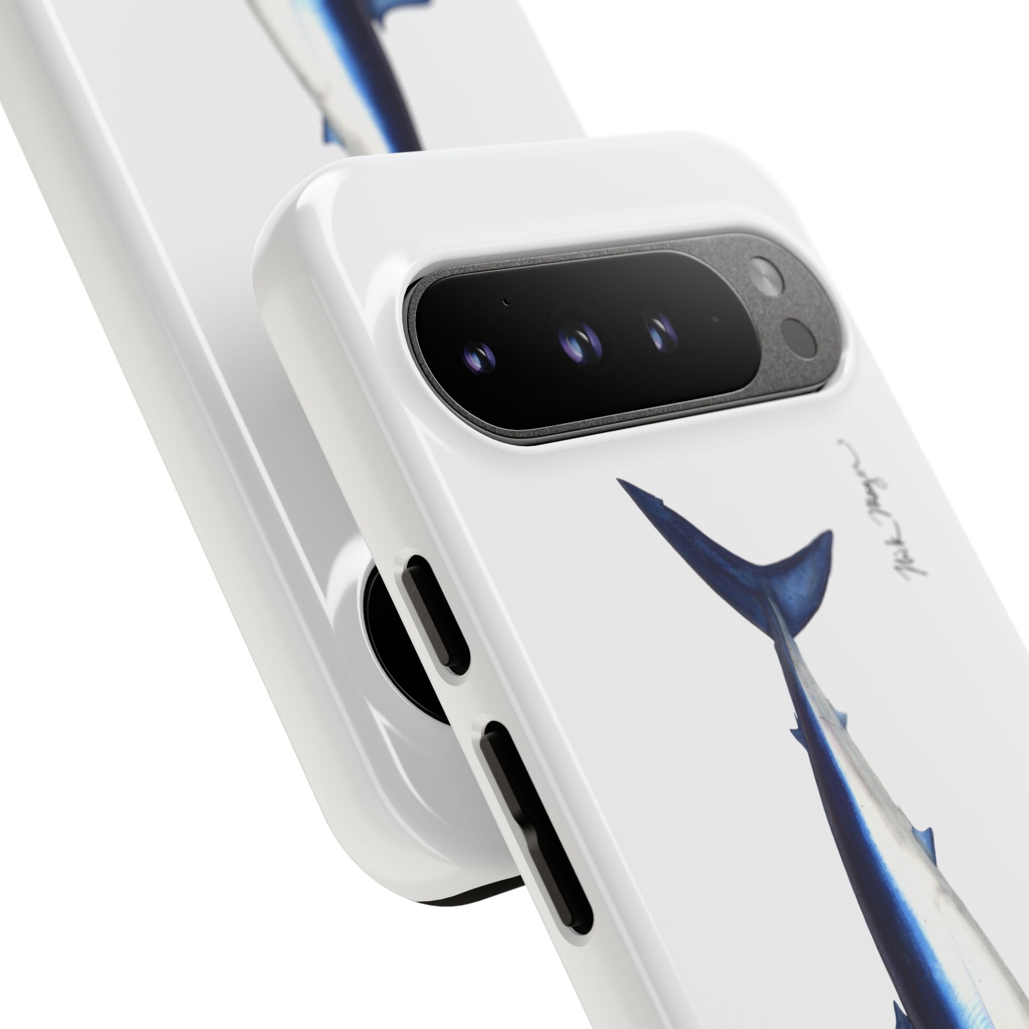 Mako Shark White Phone Case (Samsung)