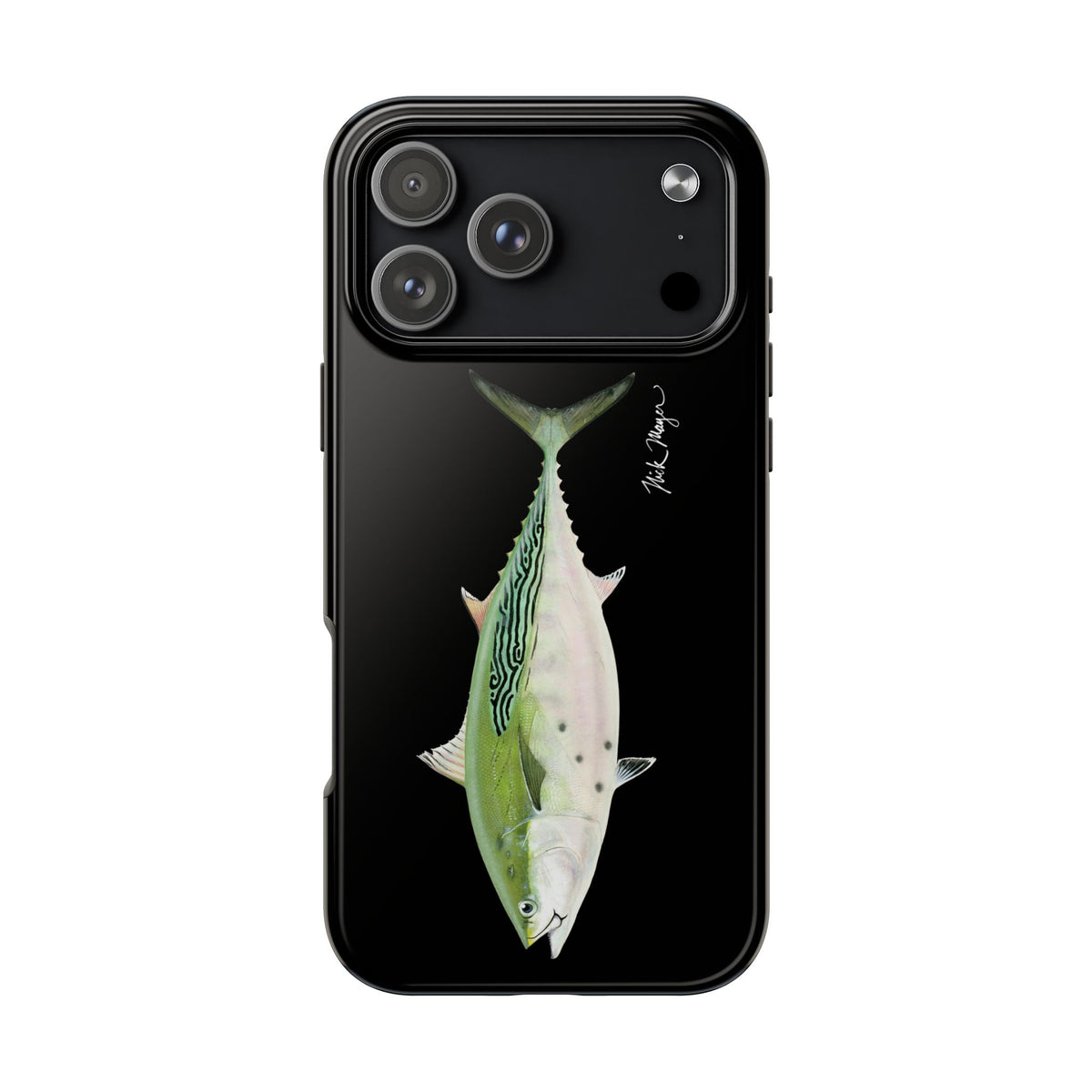 Albie Black Phone Case (iPhone) Printify